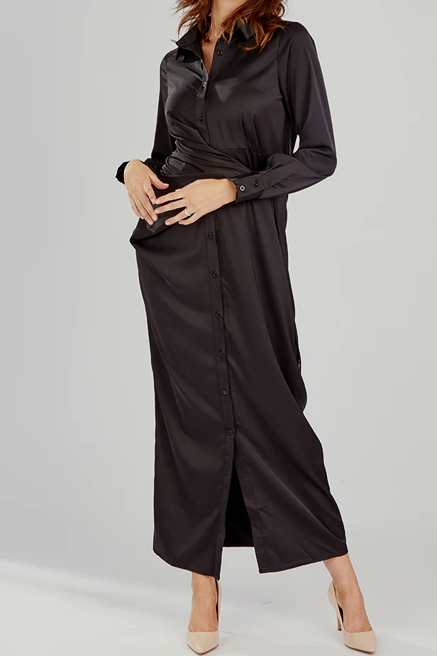 Jovial Gathered Tie Dress - Image 6