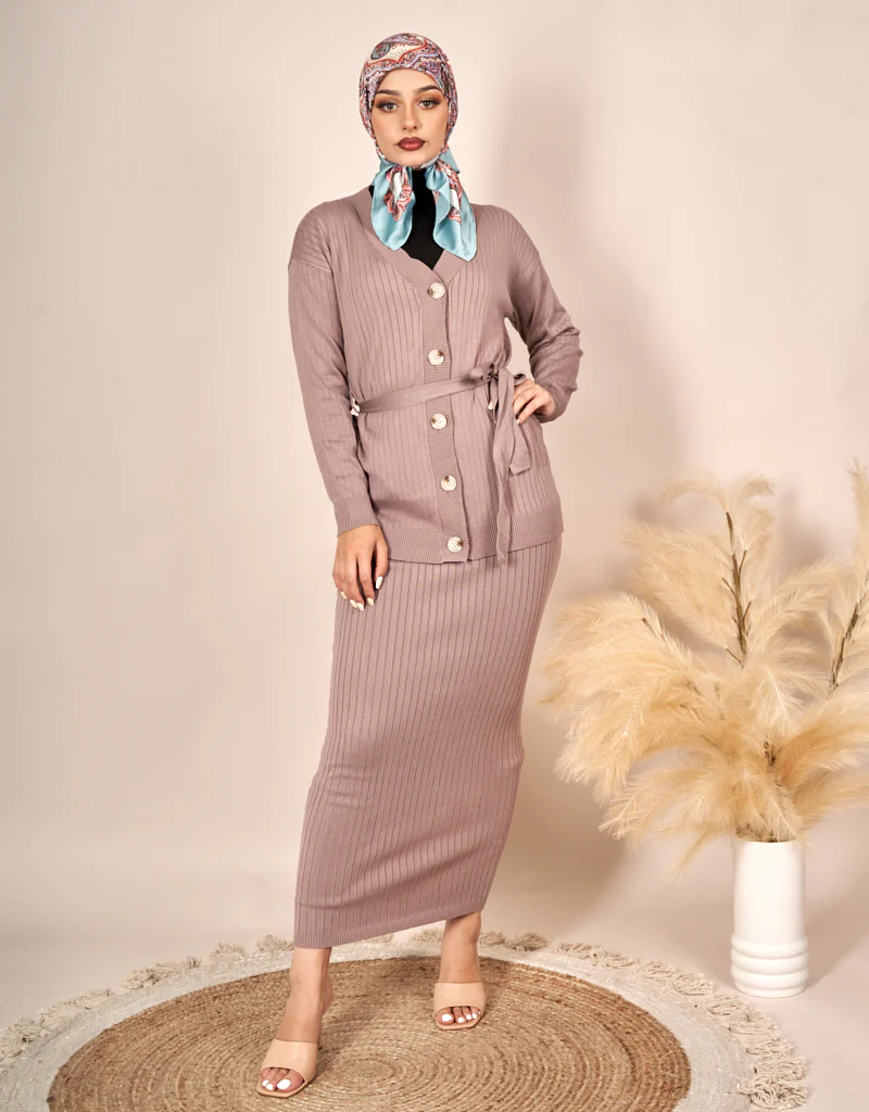 Knit Button Up Wrap Cardi - Image 11