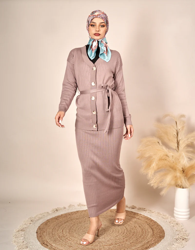 Knit Button Up Wrap Cardi - Image 12