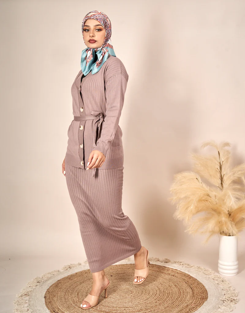 Knit Button Up Wrap Cardi - Image 13