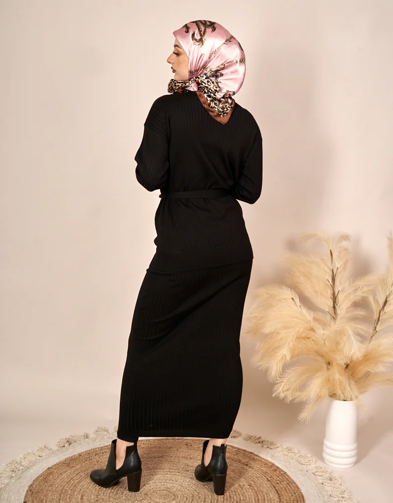 Knit Button Up Wrap Cardi - Image 8
