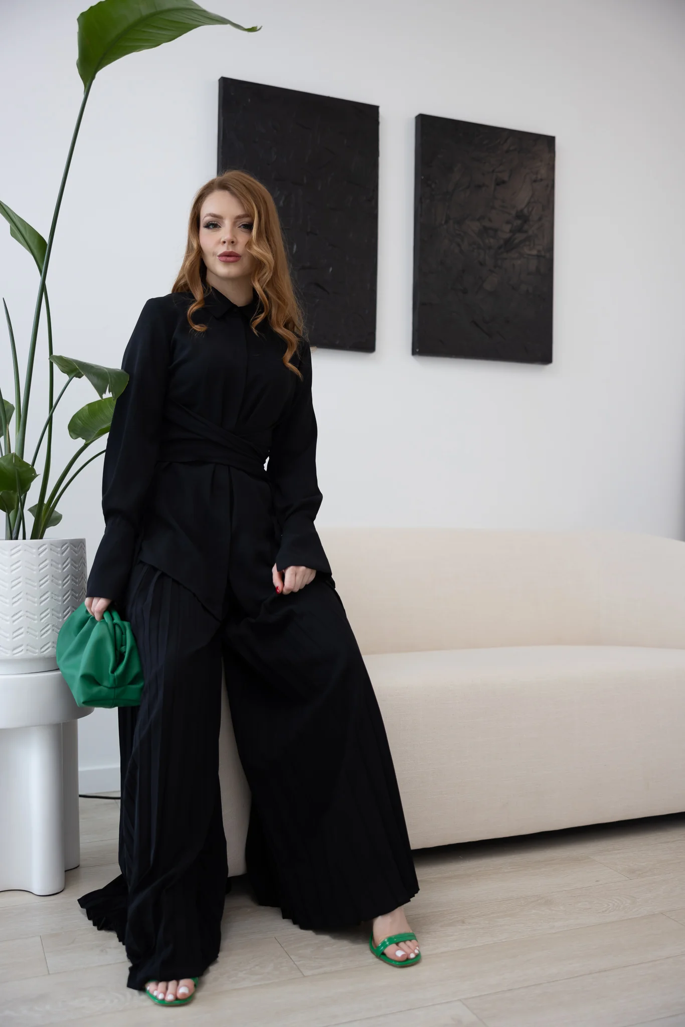 Kulture Pleat Pants - Image 2