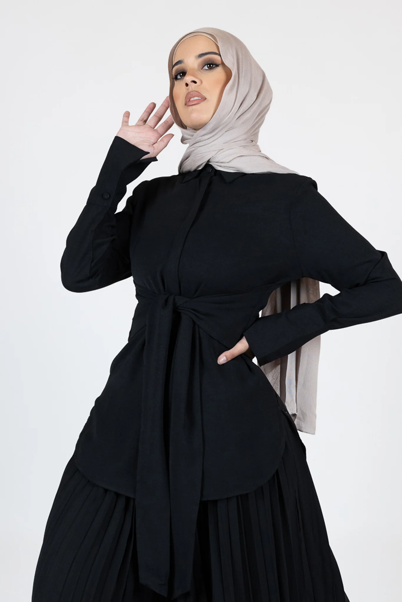 Kulture Tie Waist Shirt - Image 14