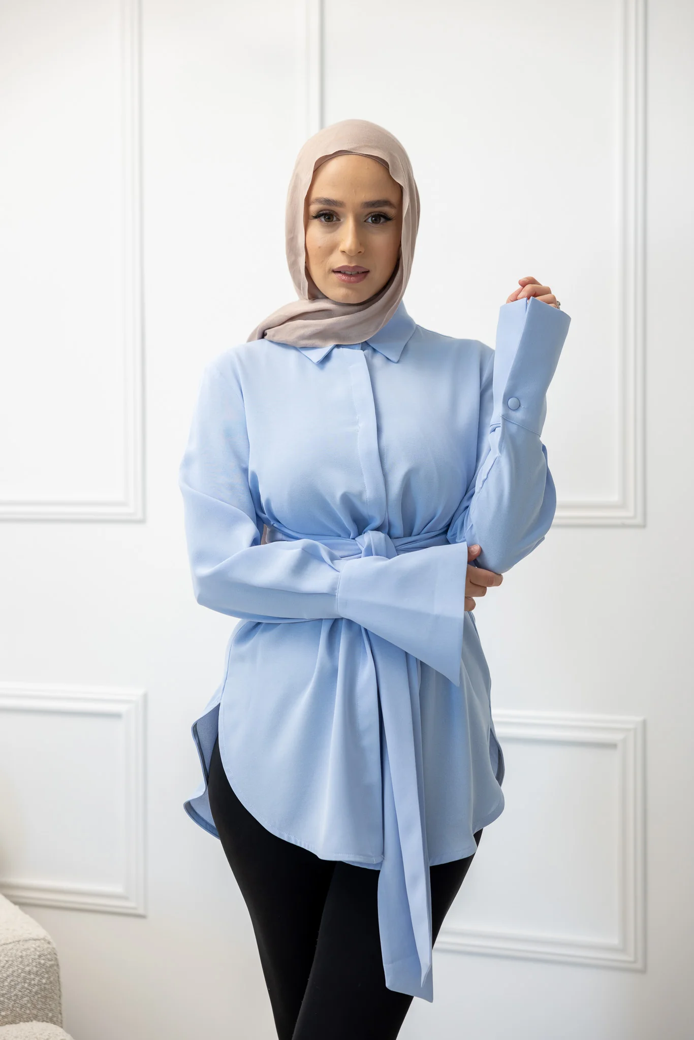 Kulture Tie Waist Shirt - Image 4