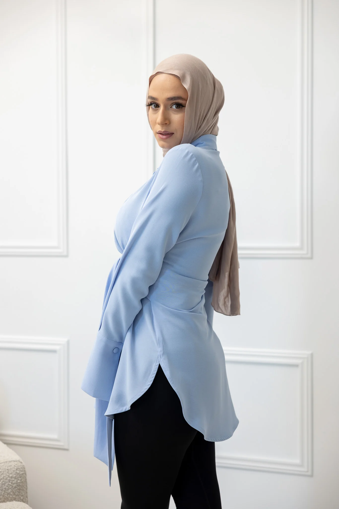 Kulture Tie Waist Shirt - Image 5