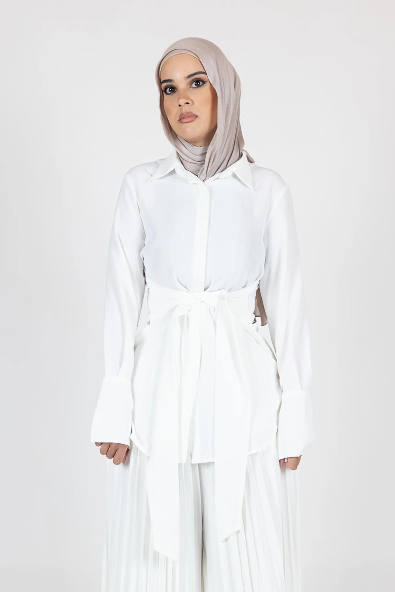 Kulture Tie Waist Shirt - Image 9