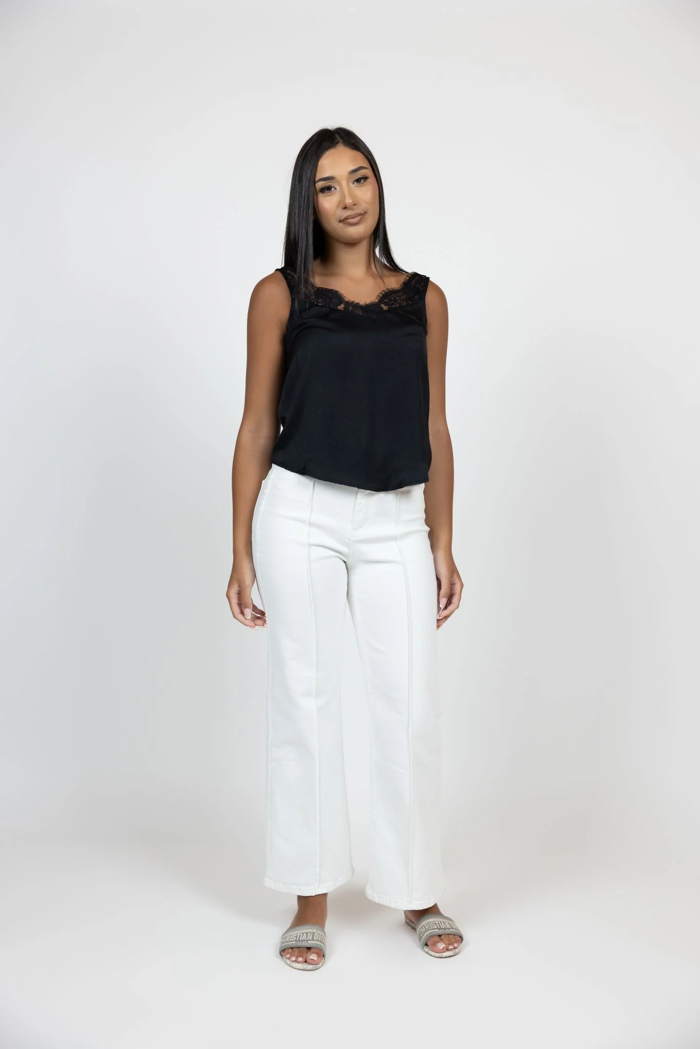 Lace Trim Tank Top - Image 8
