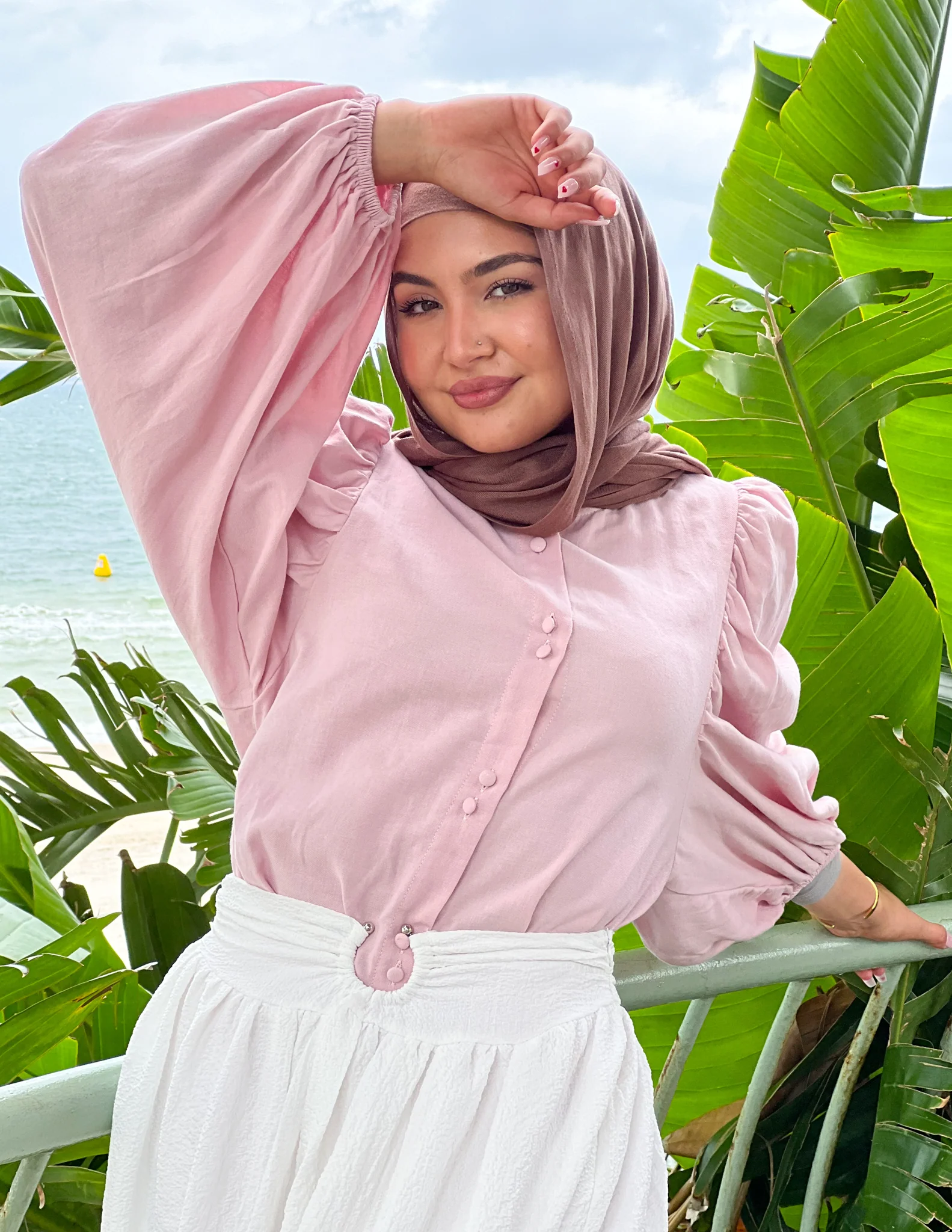 Lantern Bell Short Blouse