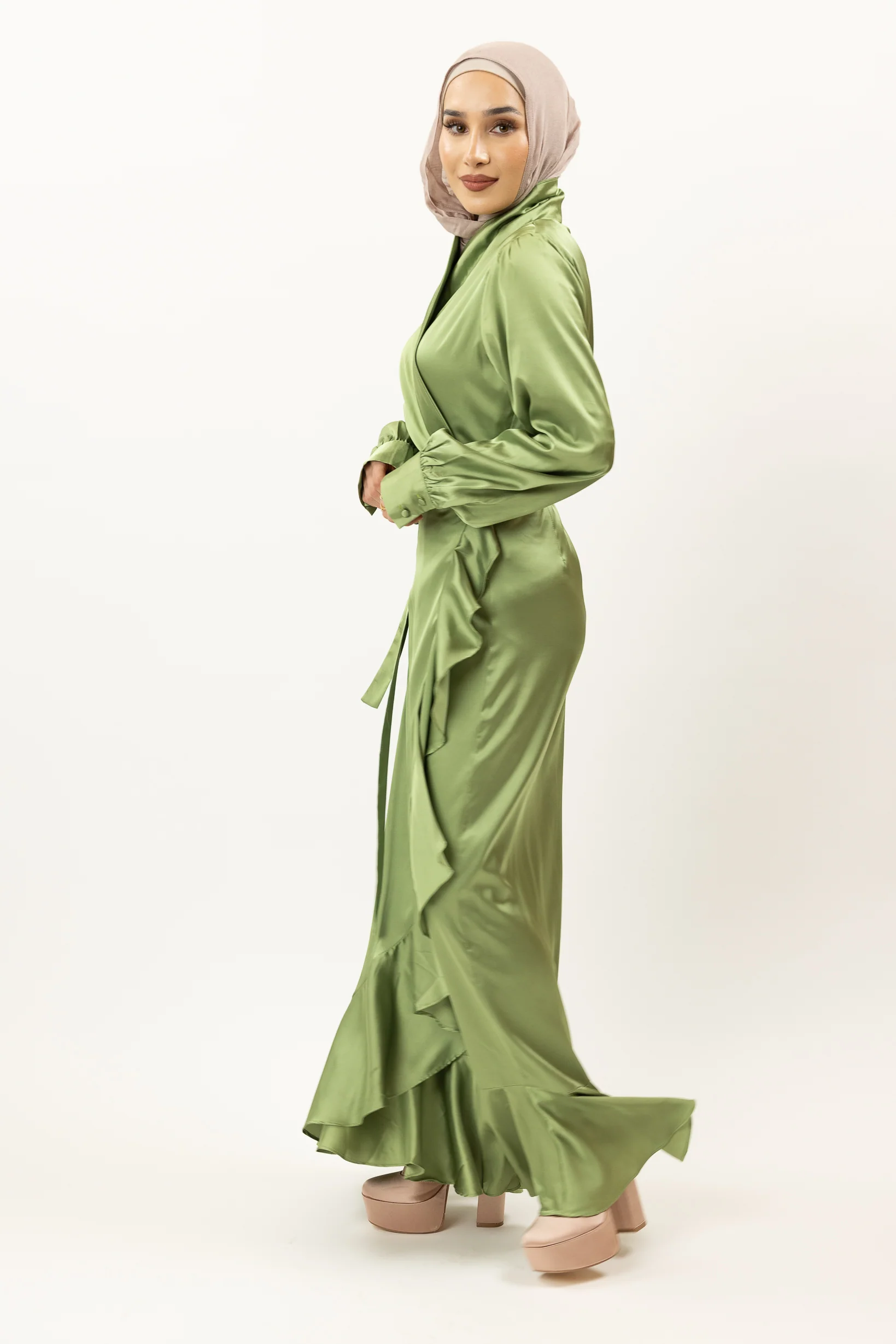 Layana Wrap Dress - Image 11