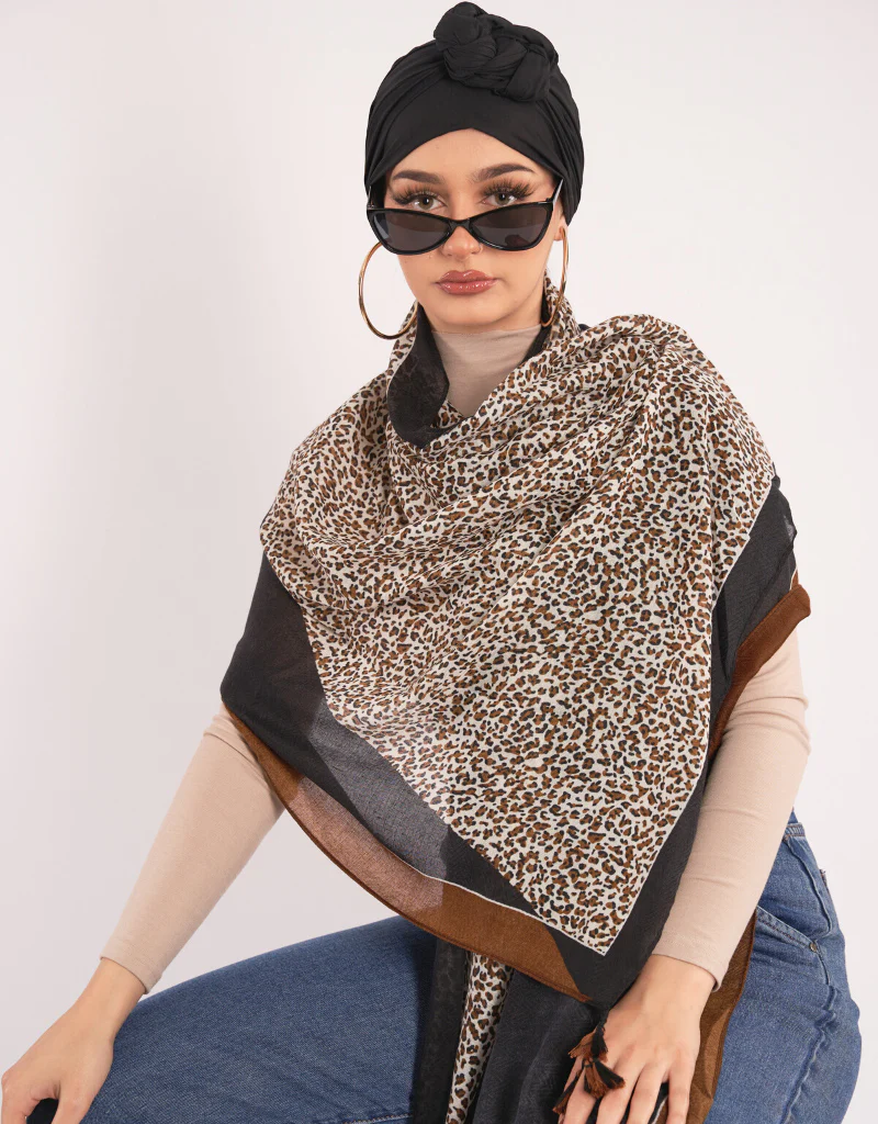 Leopard Neck Scarf - Image 5