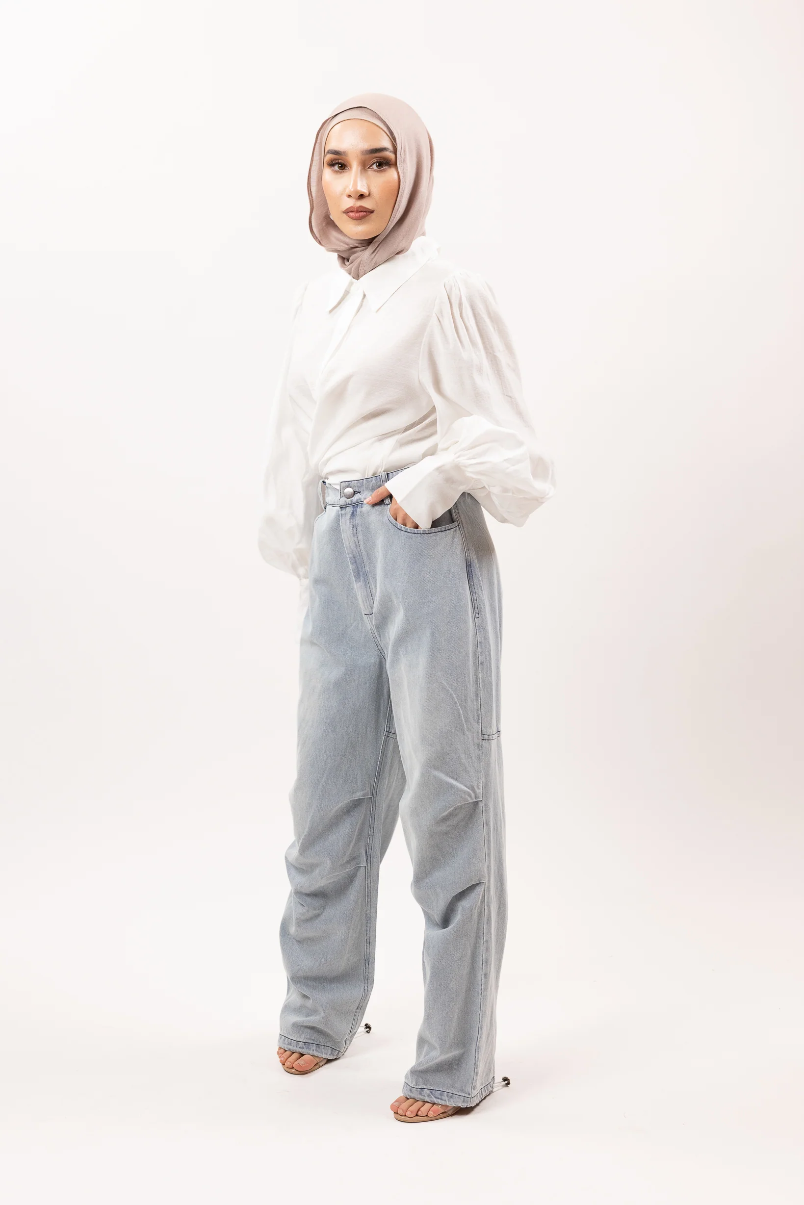 Lexi Denim Detailed Pants - Image 10