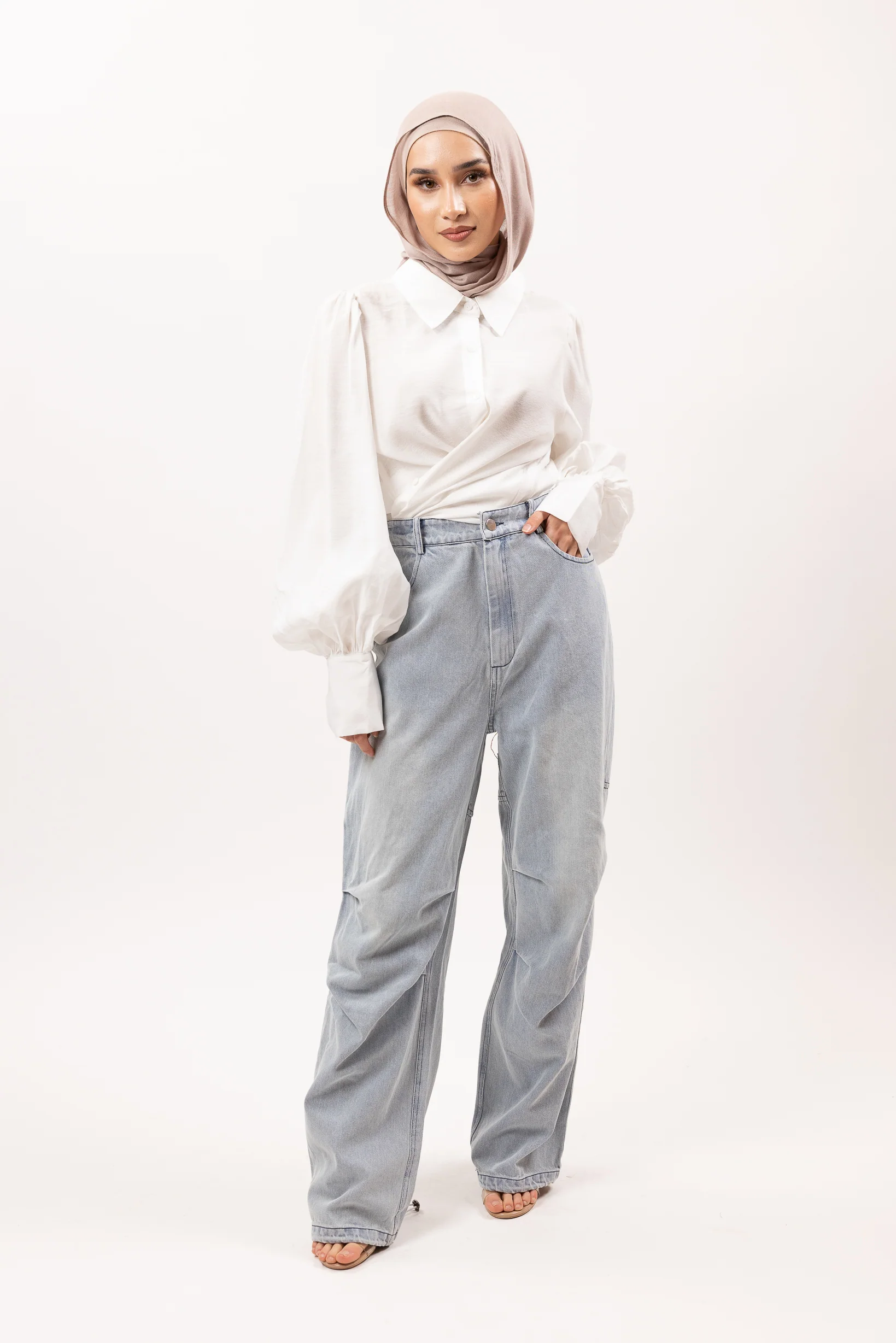Lexi Denim Detailed Pants - Image 7