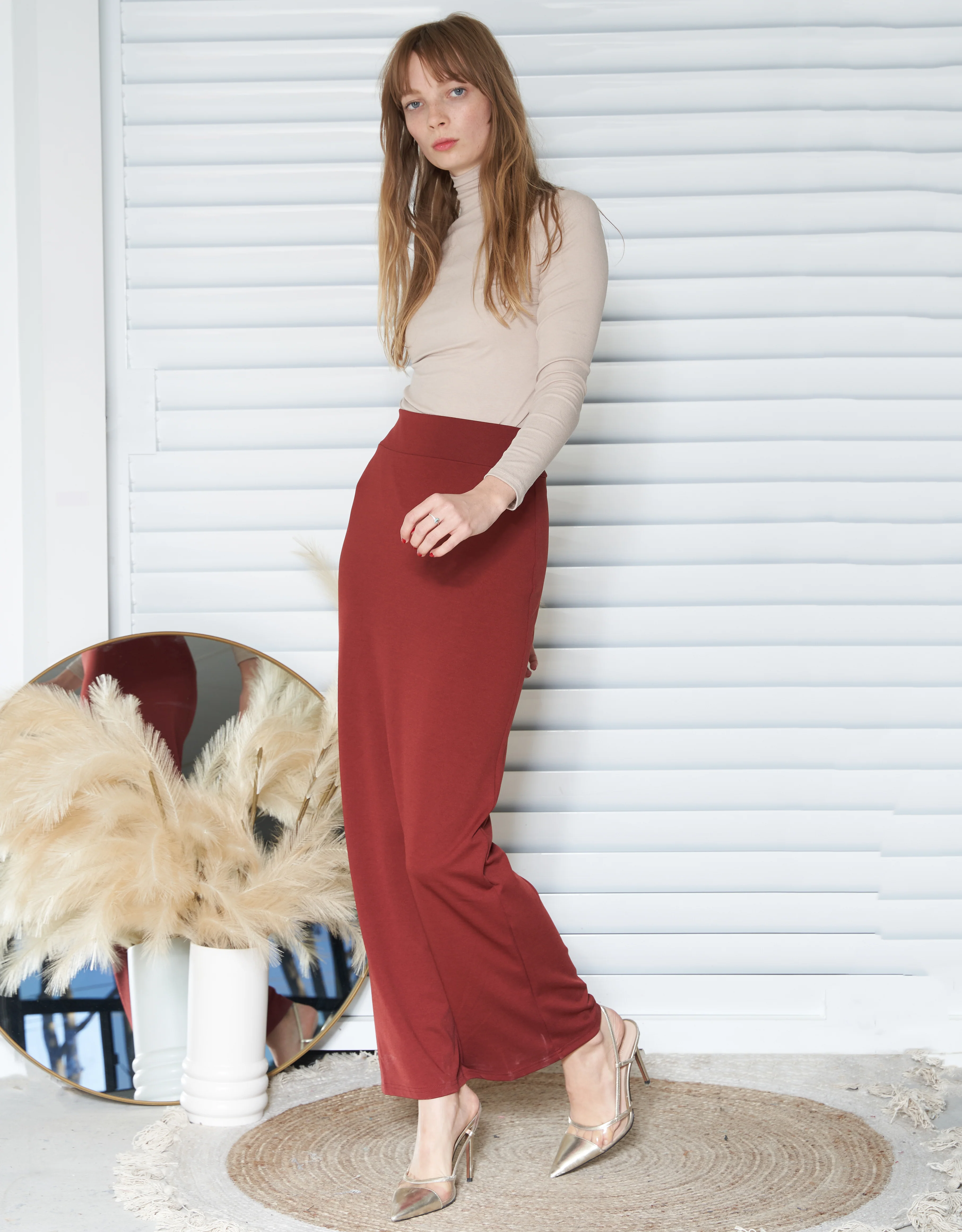 Lightweight Ponti Skirt - Image 6