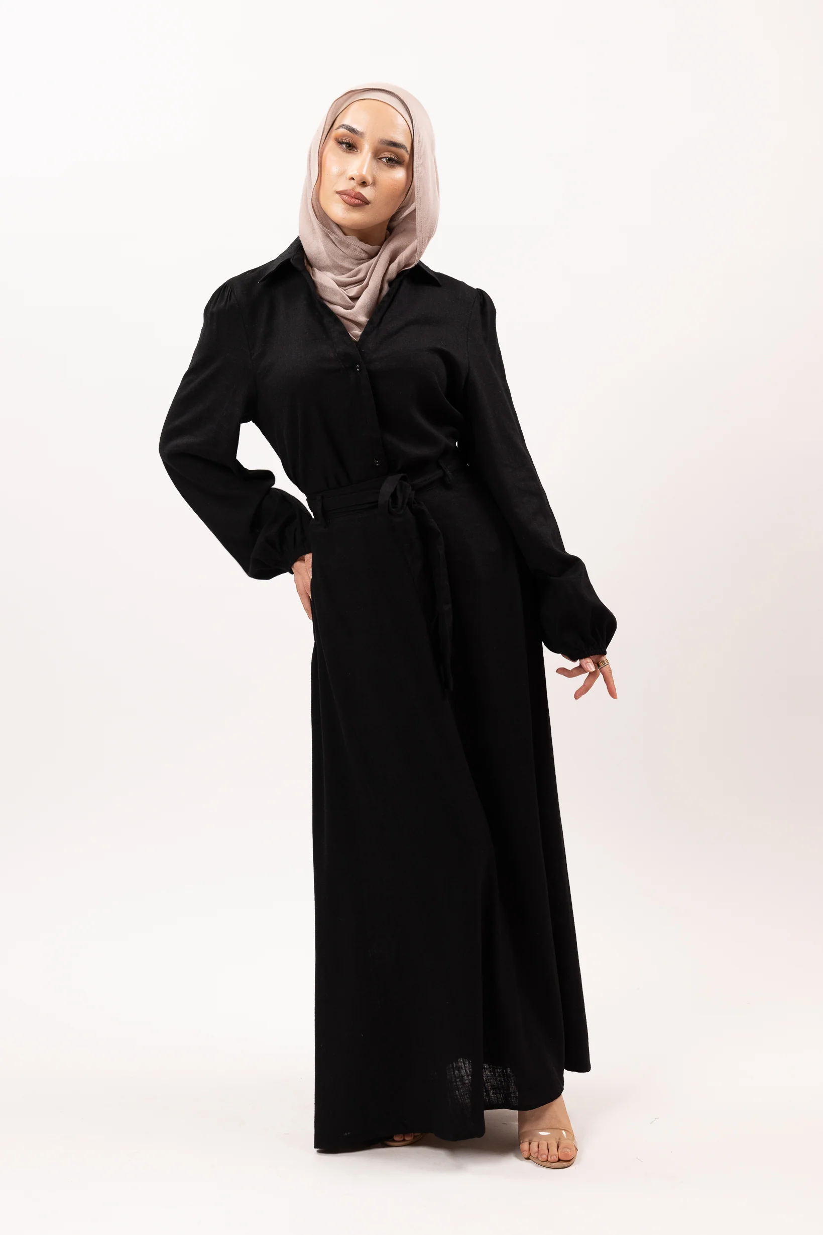 Linen A Line Skirt - Image 3