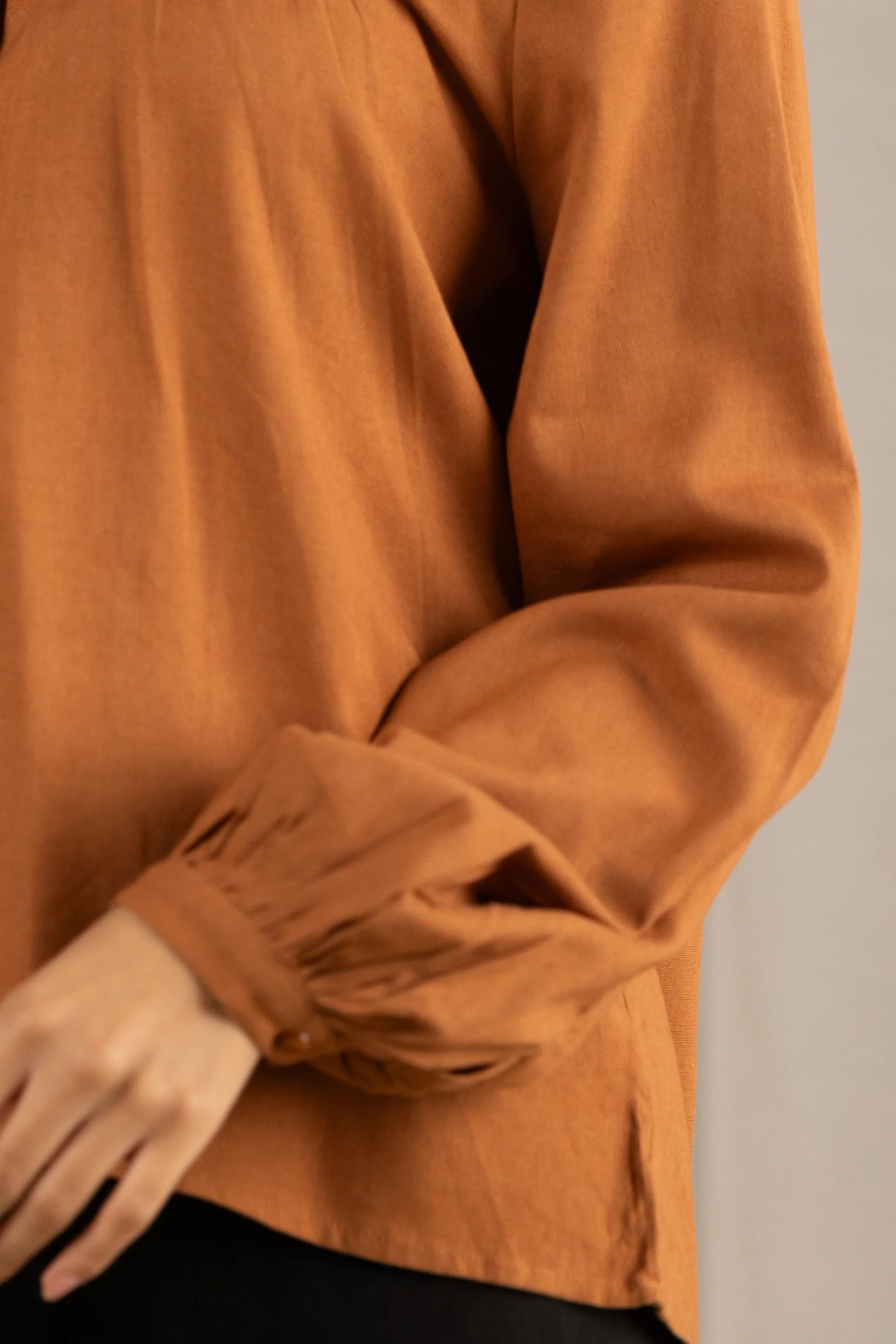 Linen Blouse Top - Image 3