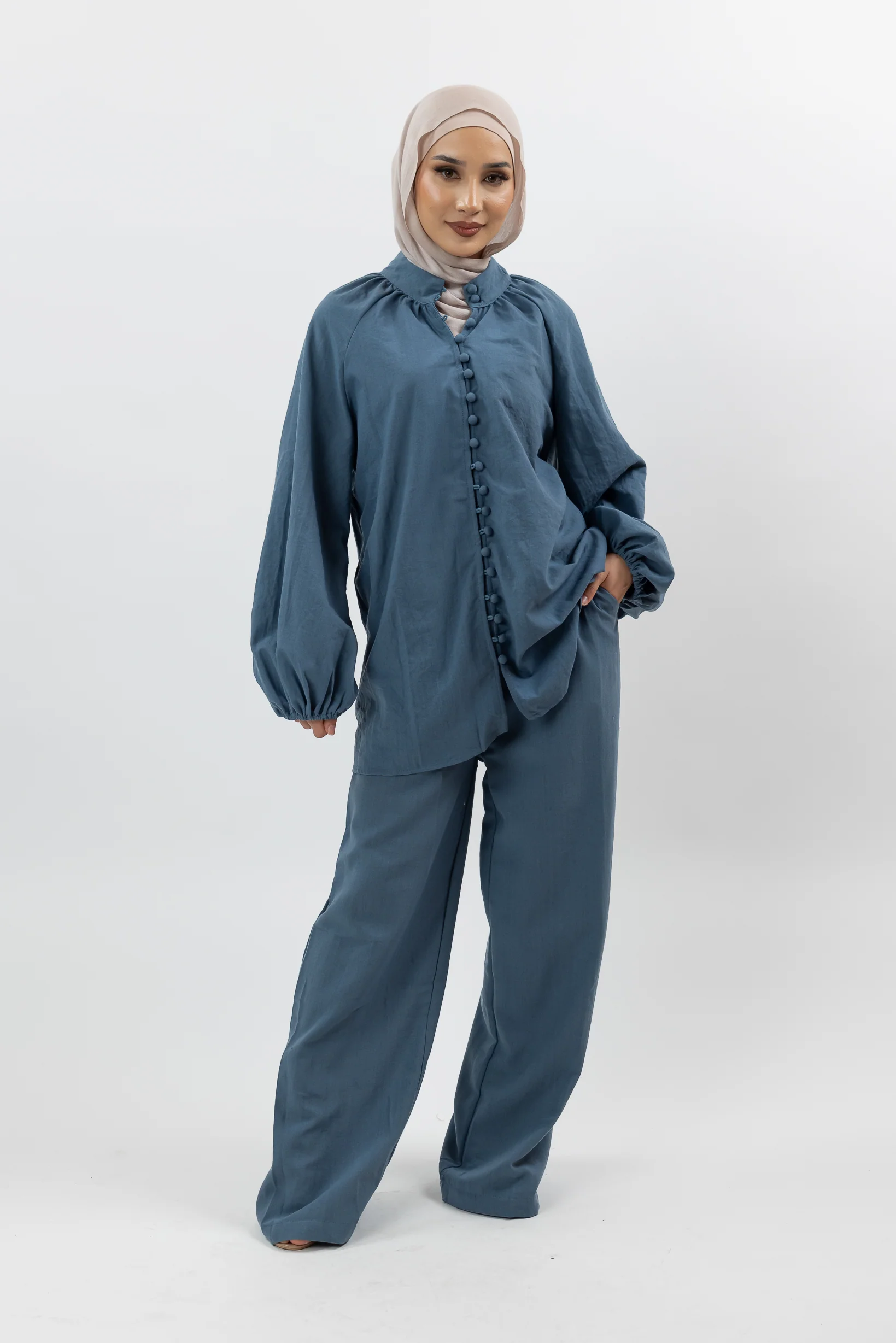 Linen Drawstring Pants - Image 5