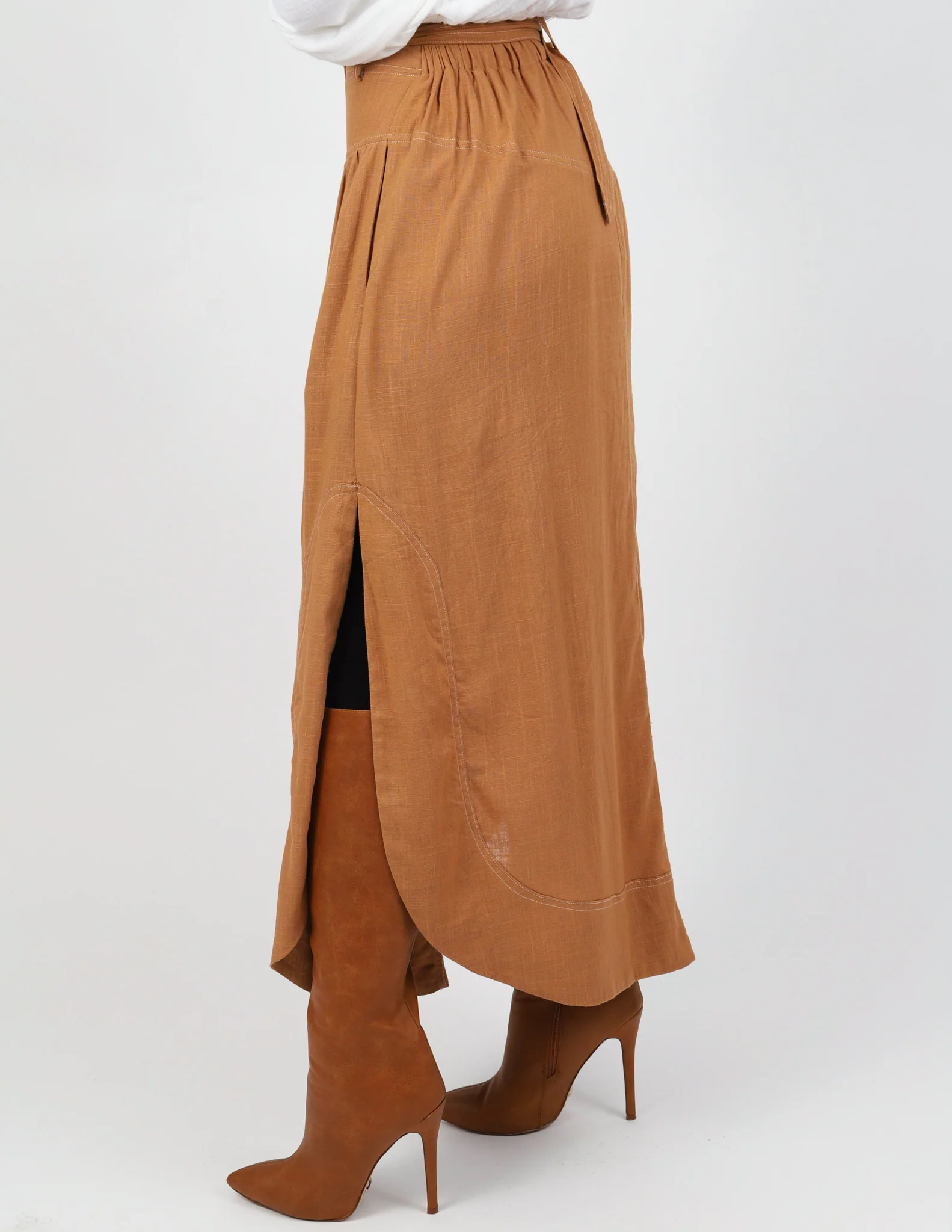 Linen Loop Skirt - Image 9