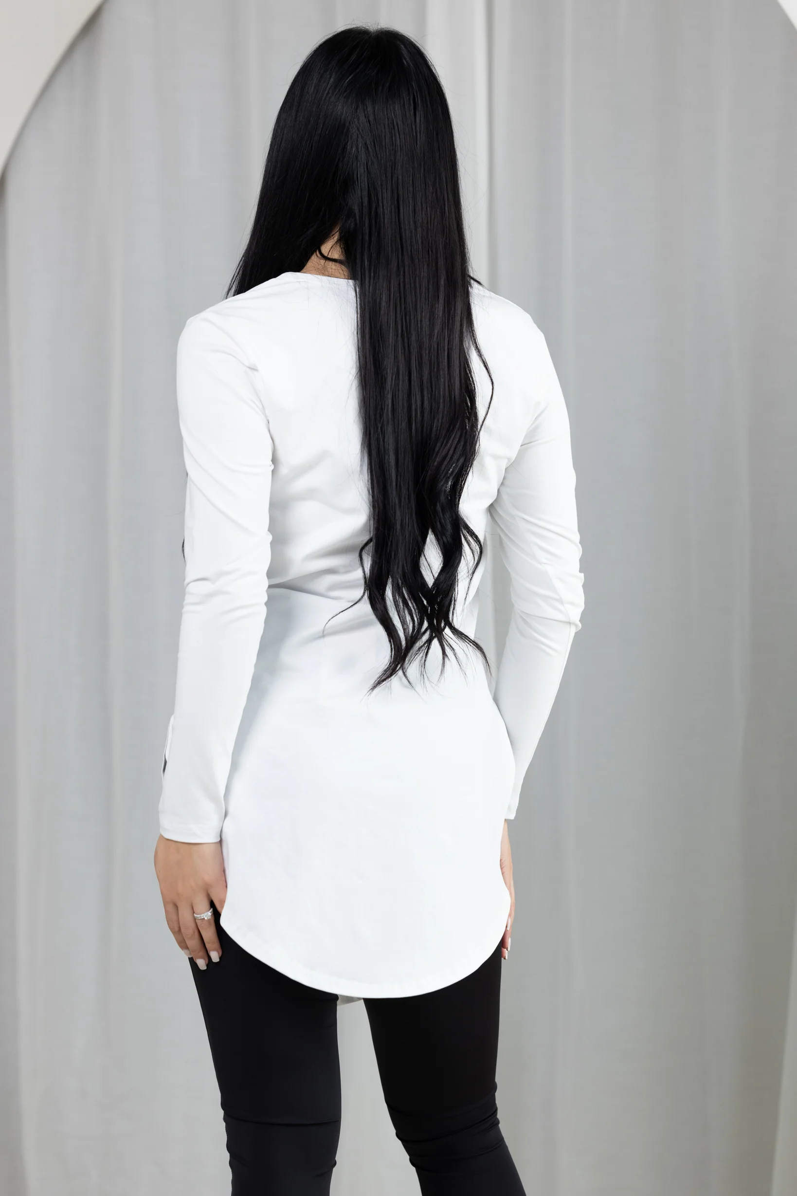 Loop Pocket Long Sleeve Top - Light Shades - Image 4