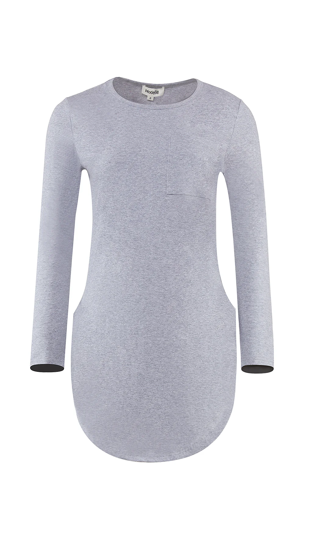Loop Pocket Long Sleeve Top - Light Shades - Image 5