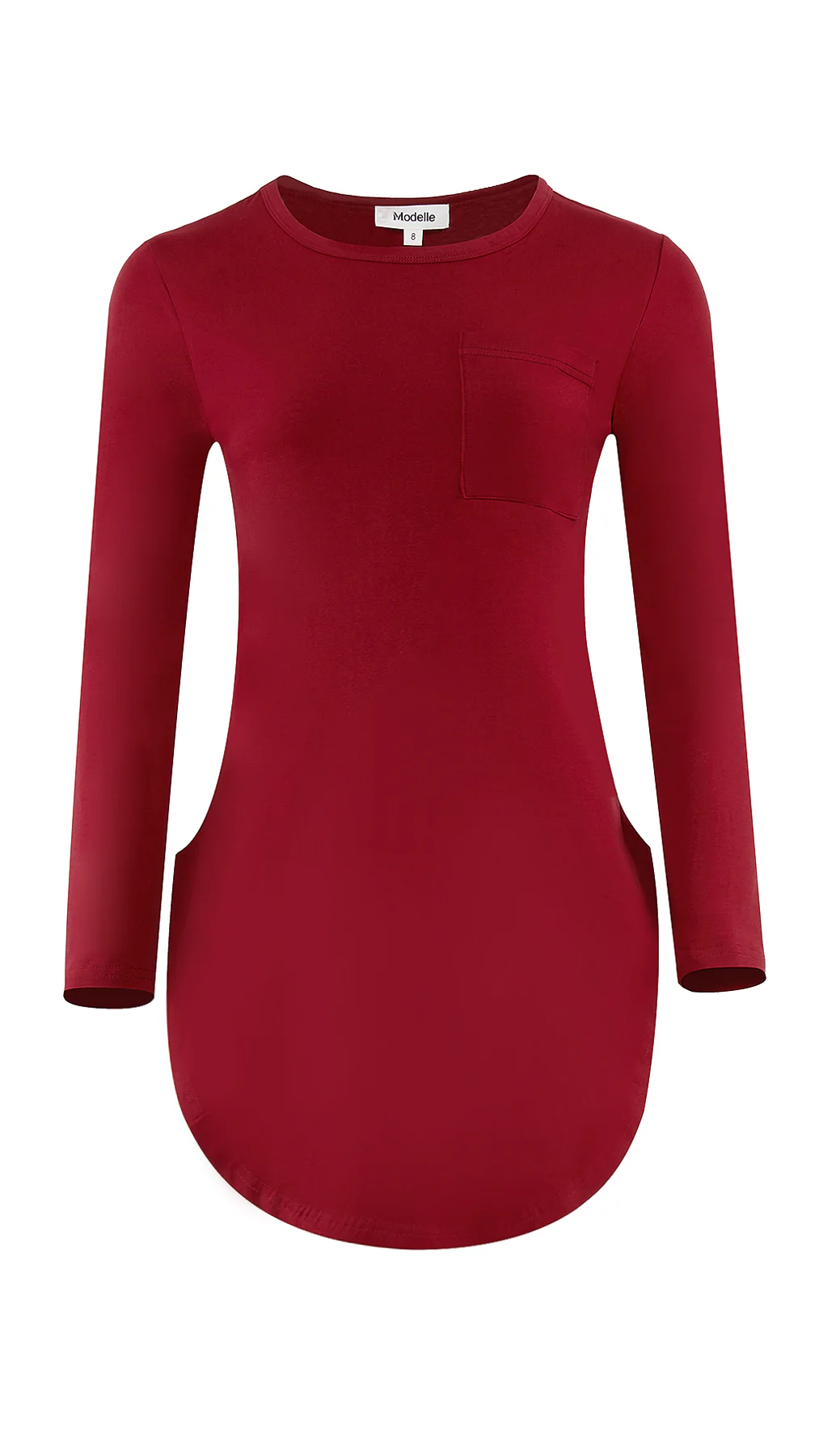 Loop Pocket Long Sleeve Top - Dark Shades - Image 10
