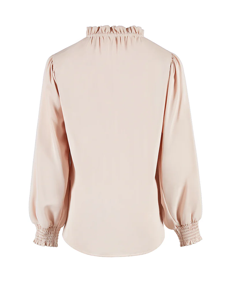 Lustrous High Neck Blouse - Image 10