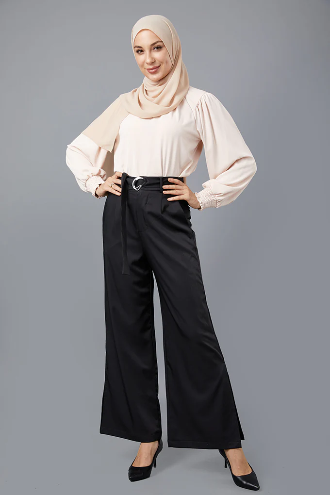 Lustrous High Neck Blouse - Image 6