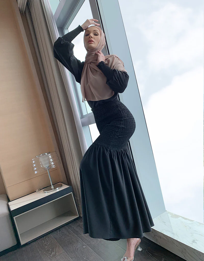 Lustrous Roojed Sleeve Blouse - Image 2