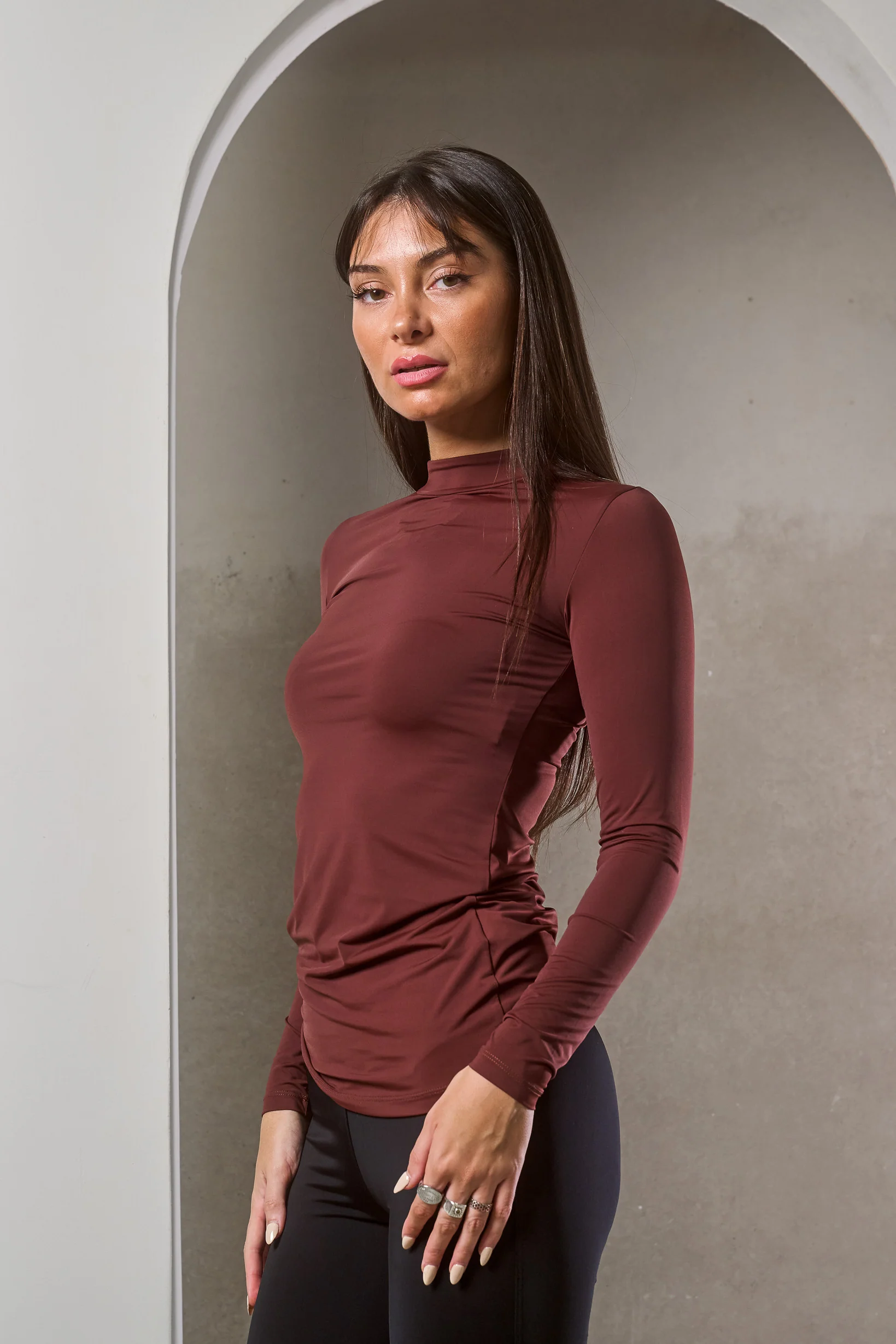 Luxe Lycra Long Body Top - Image 14
