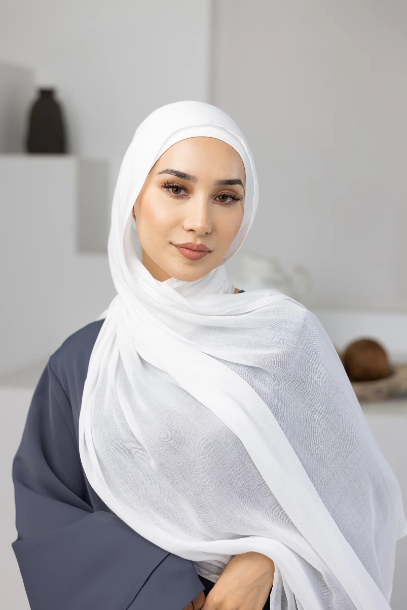 Luxe Modal 2pc Set - Shades of White - Image 3