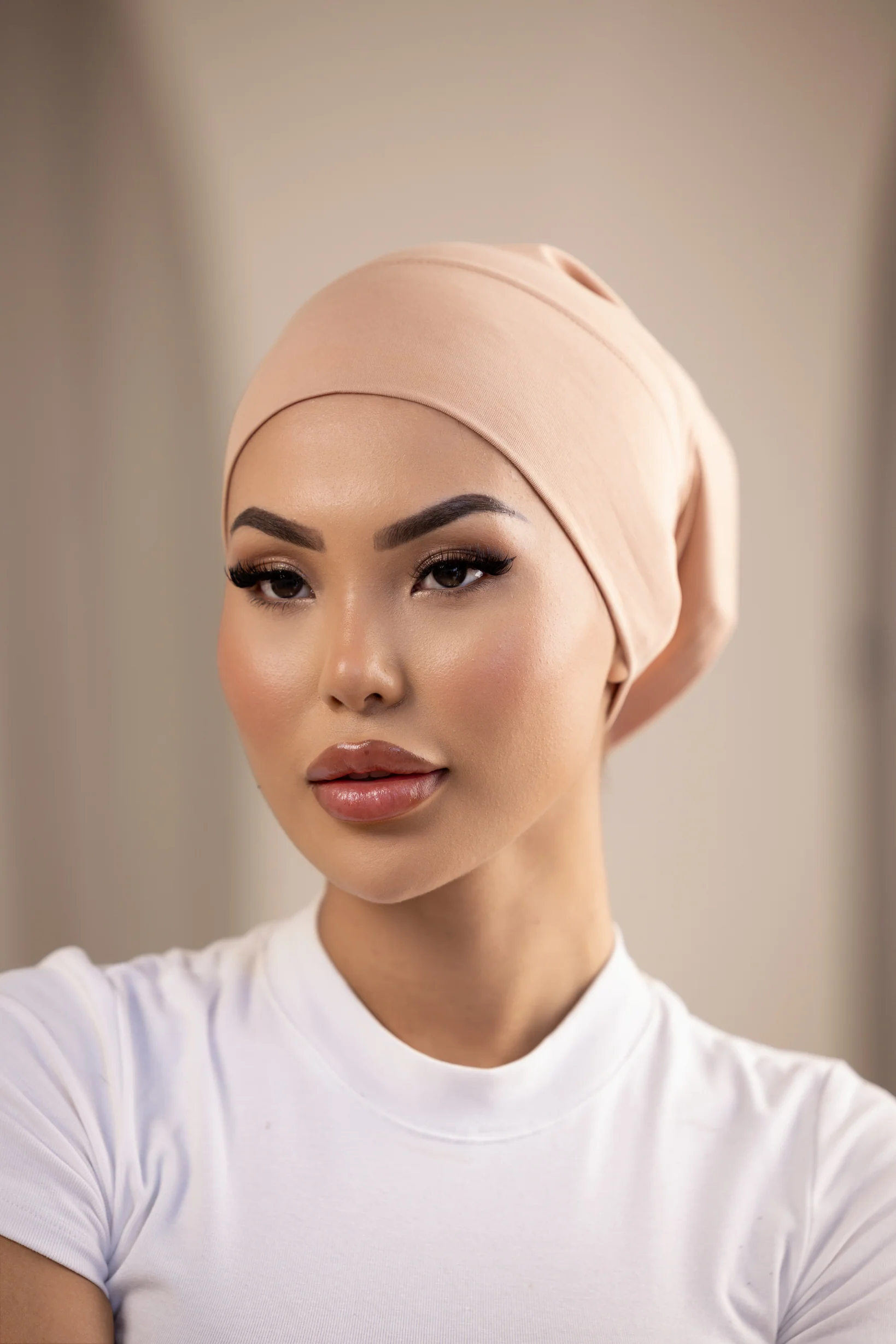 Luxe Modal Cotton Cap - Shades of Orange