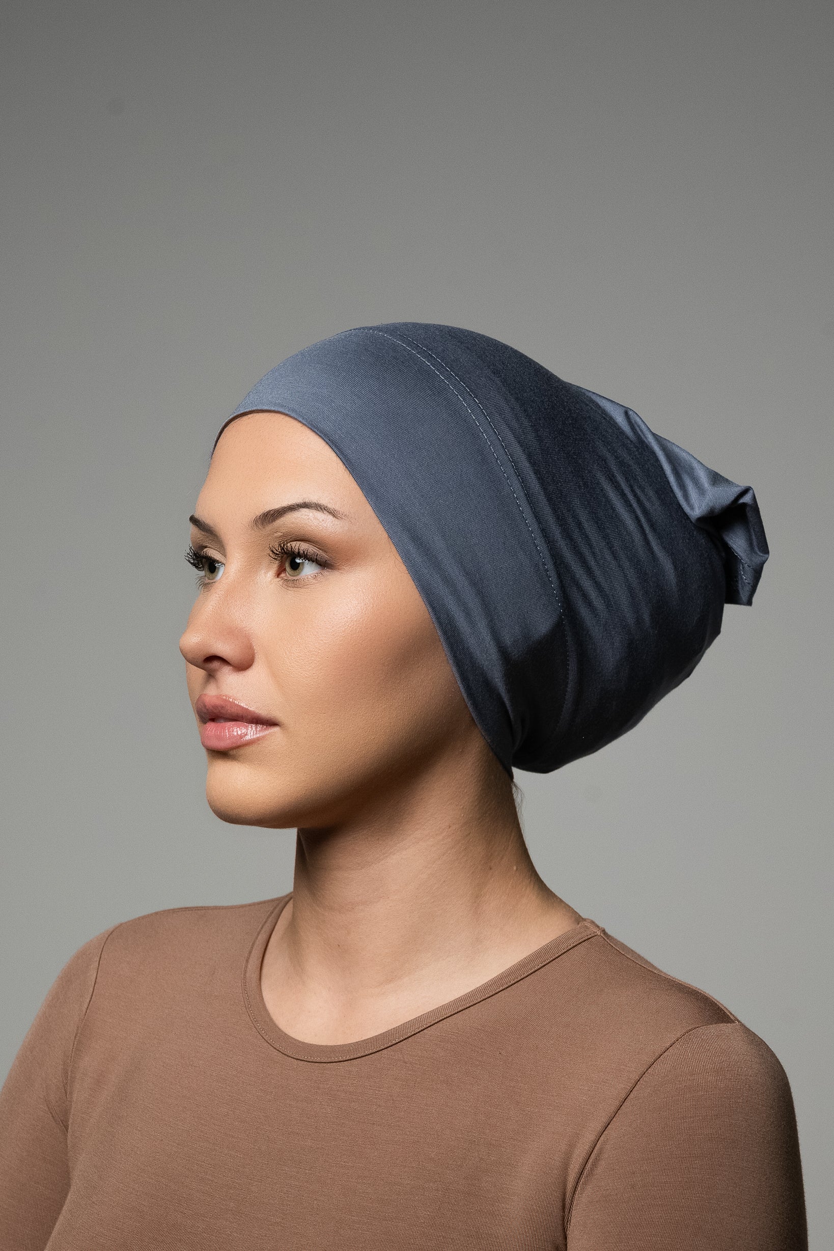 Luxury Jersey Open Cap - Shades of Grey - Image 2