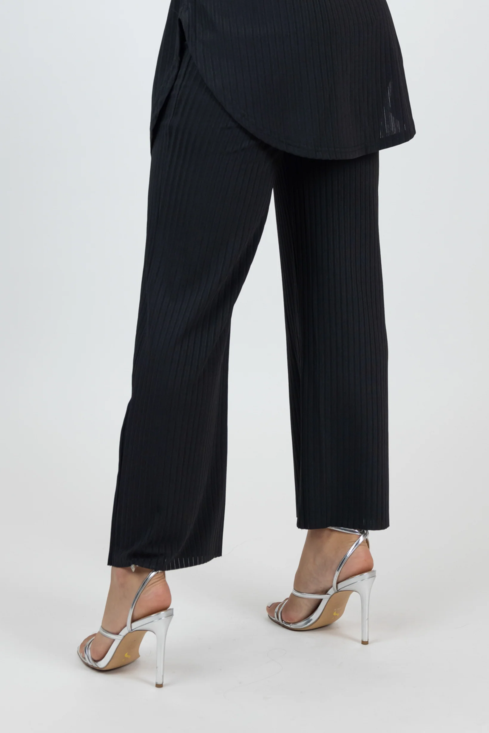 Lycra Rib Pants - Dark Shades - Image 4