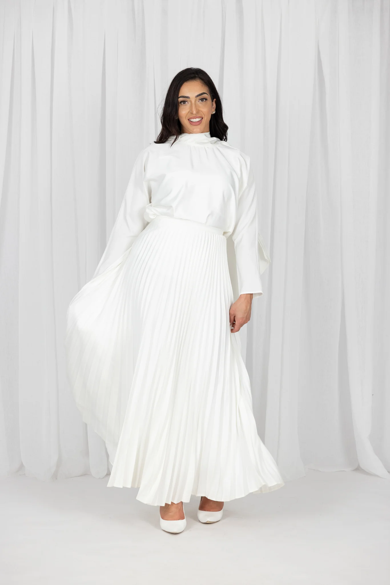Marigold Pleat Skirt - Image 3