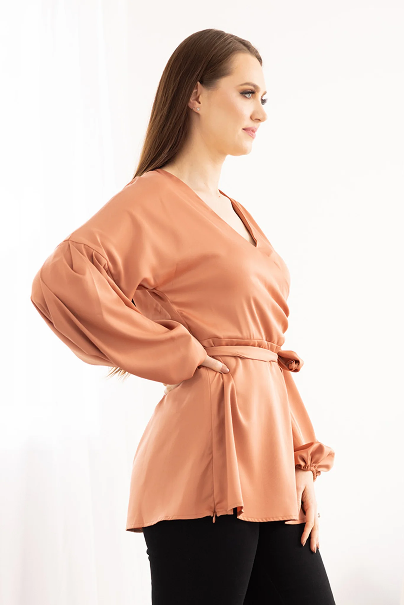 Maude Crossover Blouse - Image 13