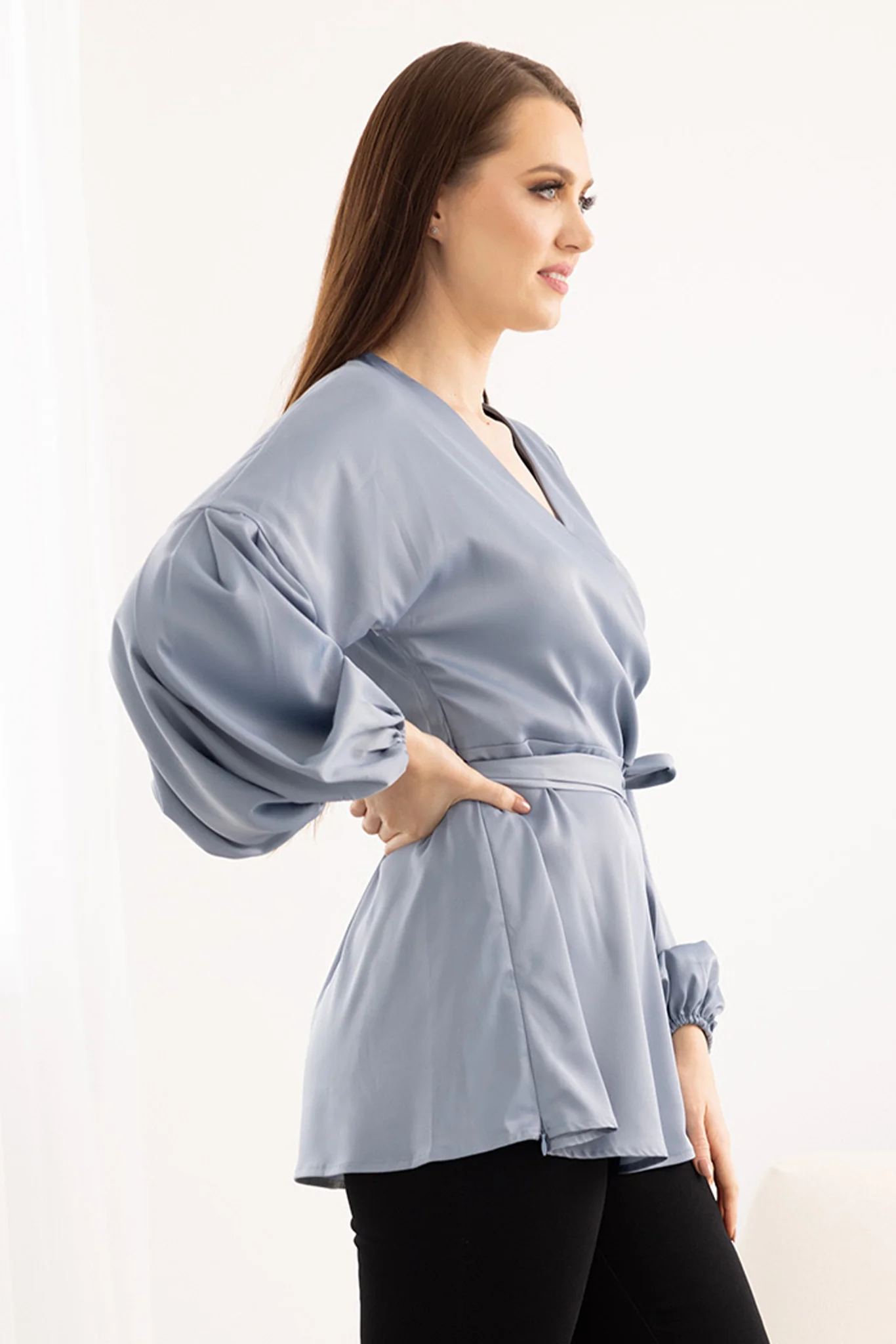 Maude Crossover Blouse - Image 3