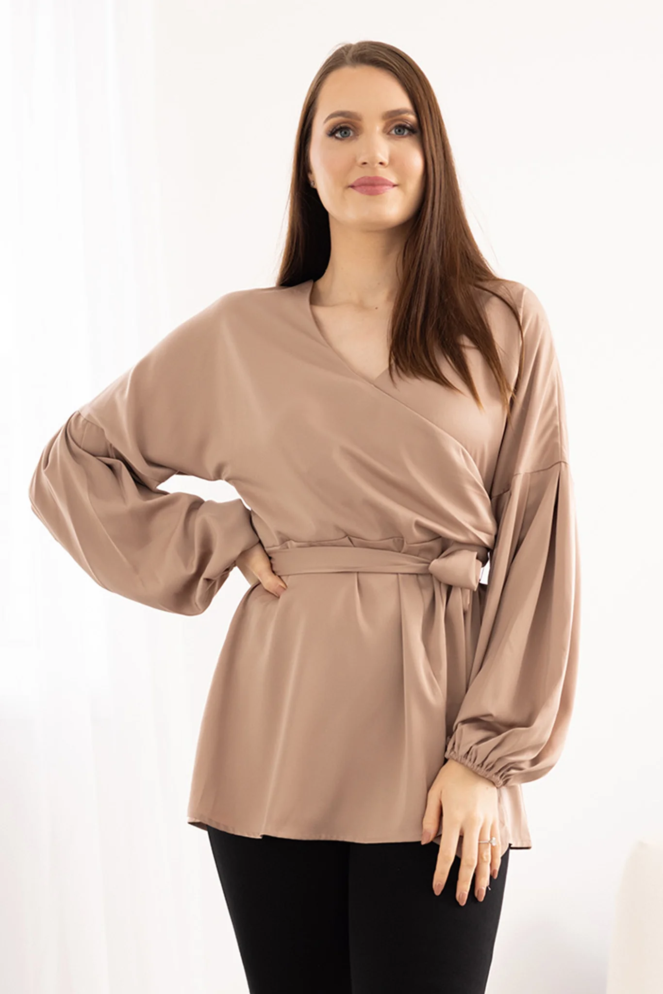 Maude Crossover Blouse - Image 6