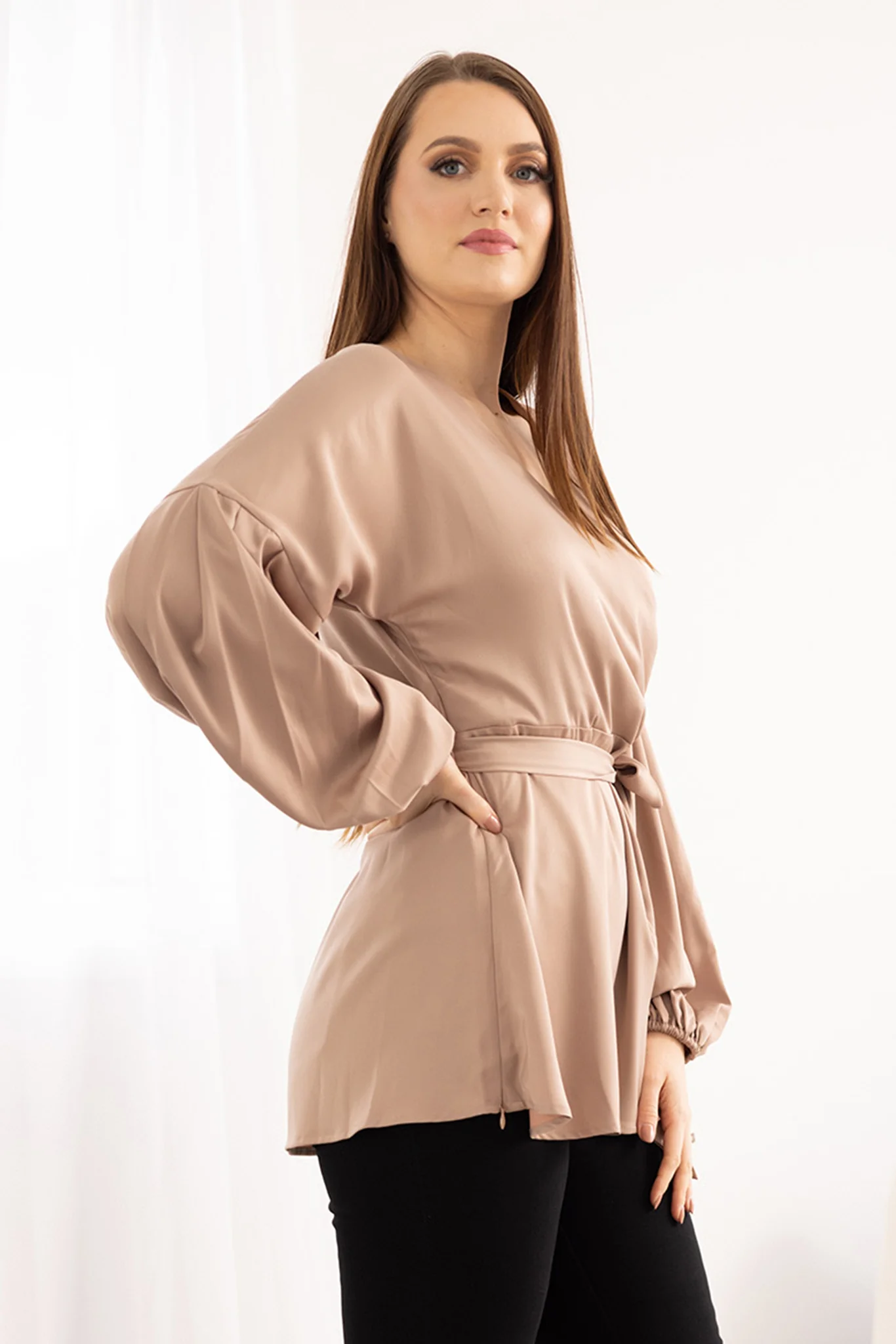 Maude Crossover Blouse - Image 9