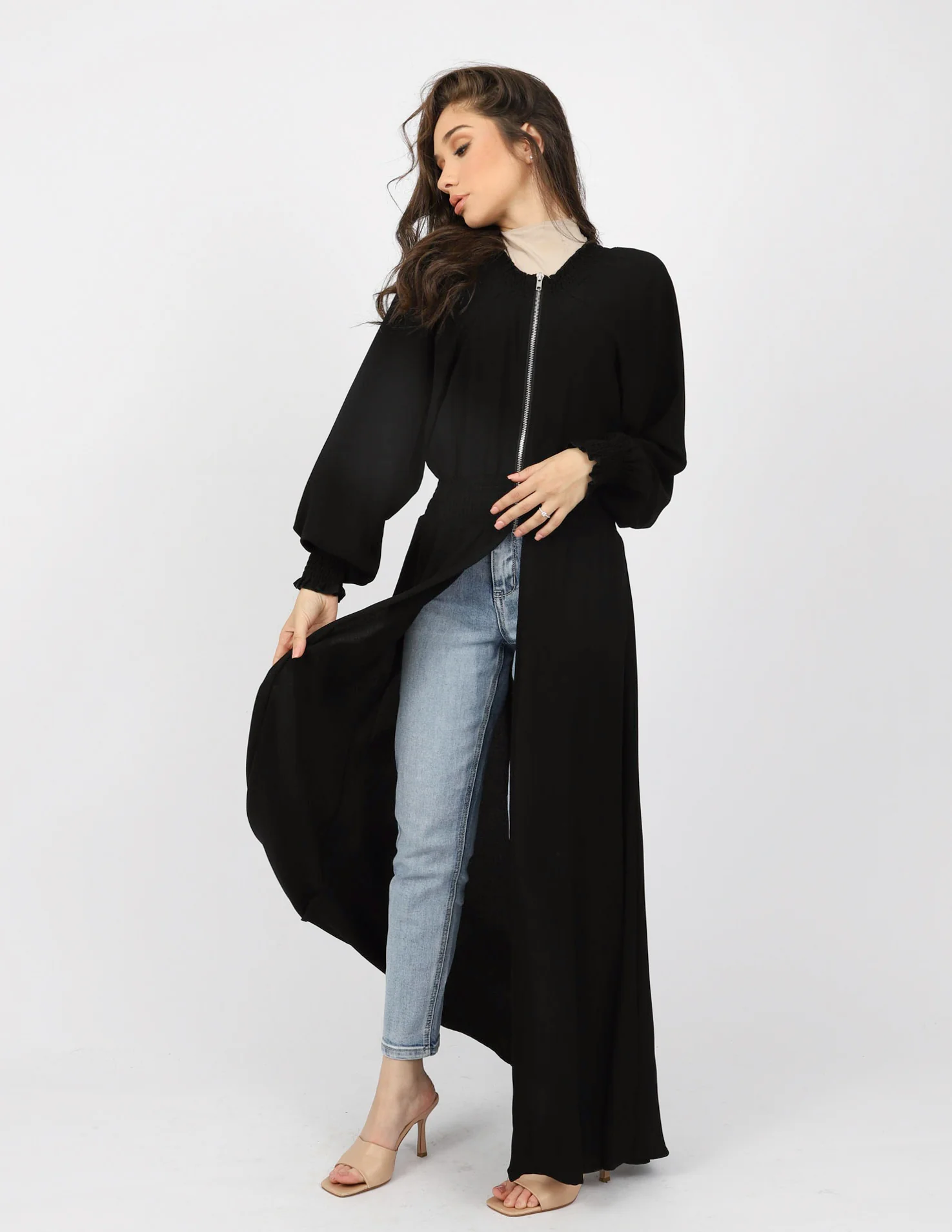 Mayra Zip Front Cardigan - Image 6