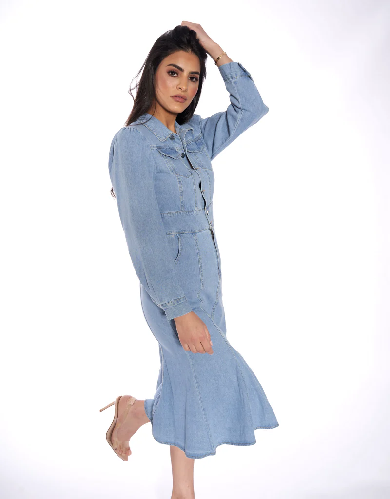Mika Denim Dress - Image 12