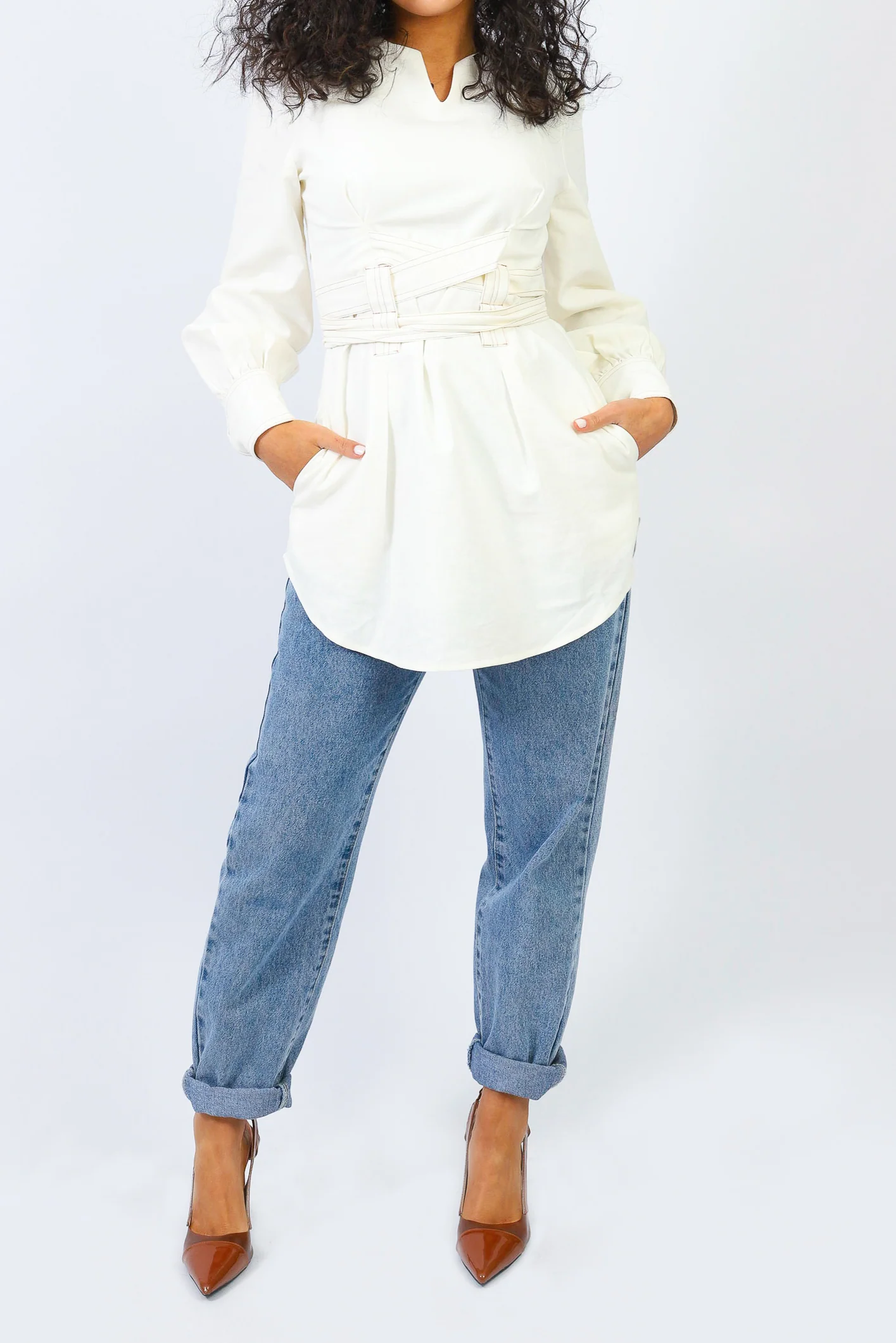 Mirai Tie Blouse - Image 15