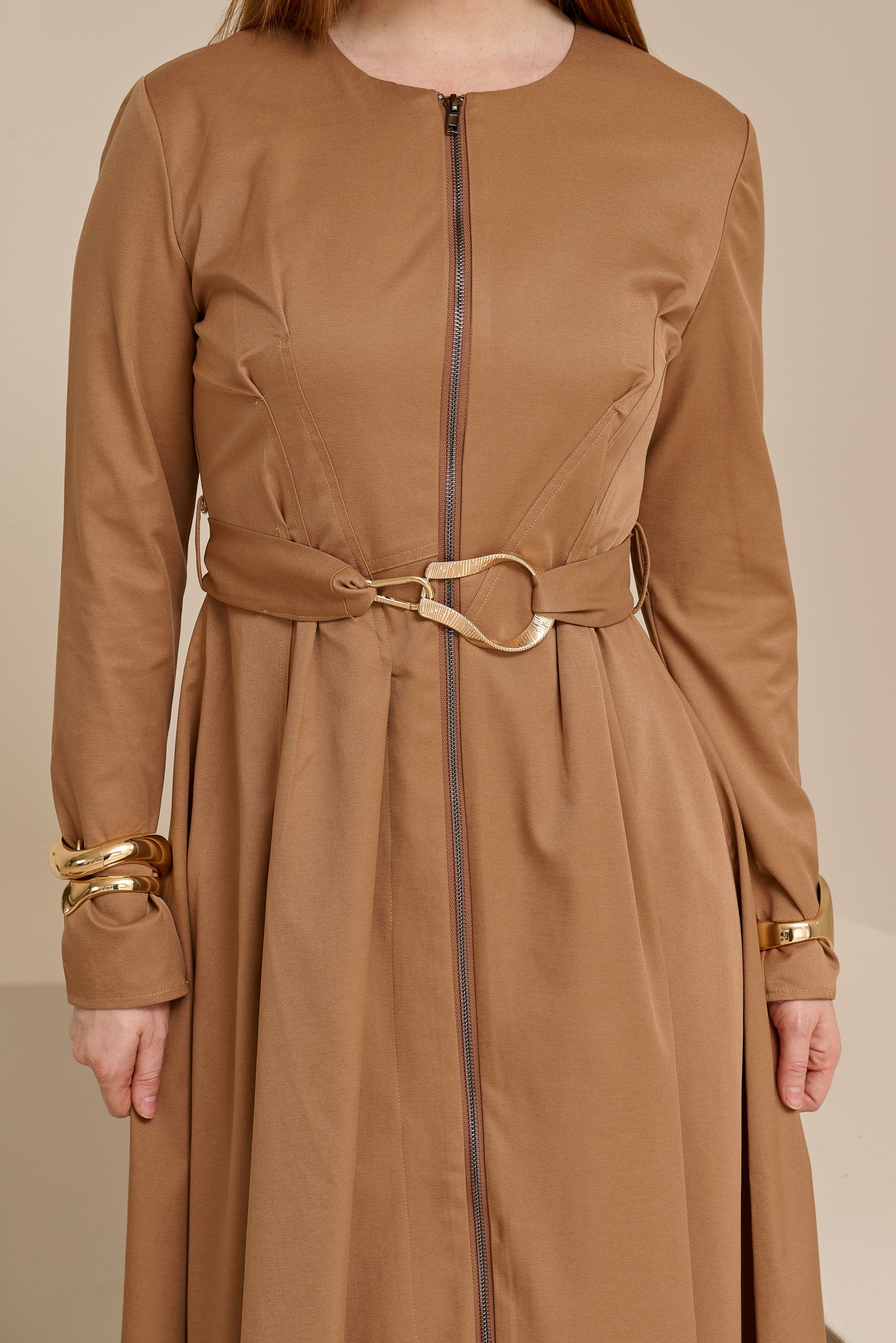 Miraj Zip Brooch Dress - Image 7