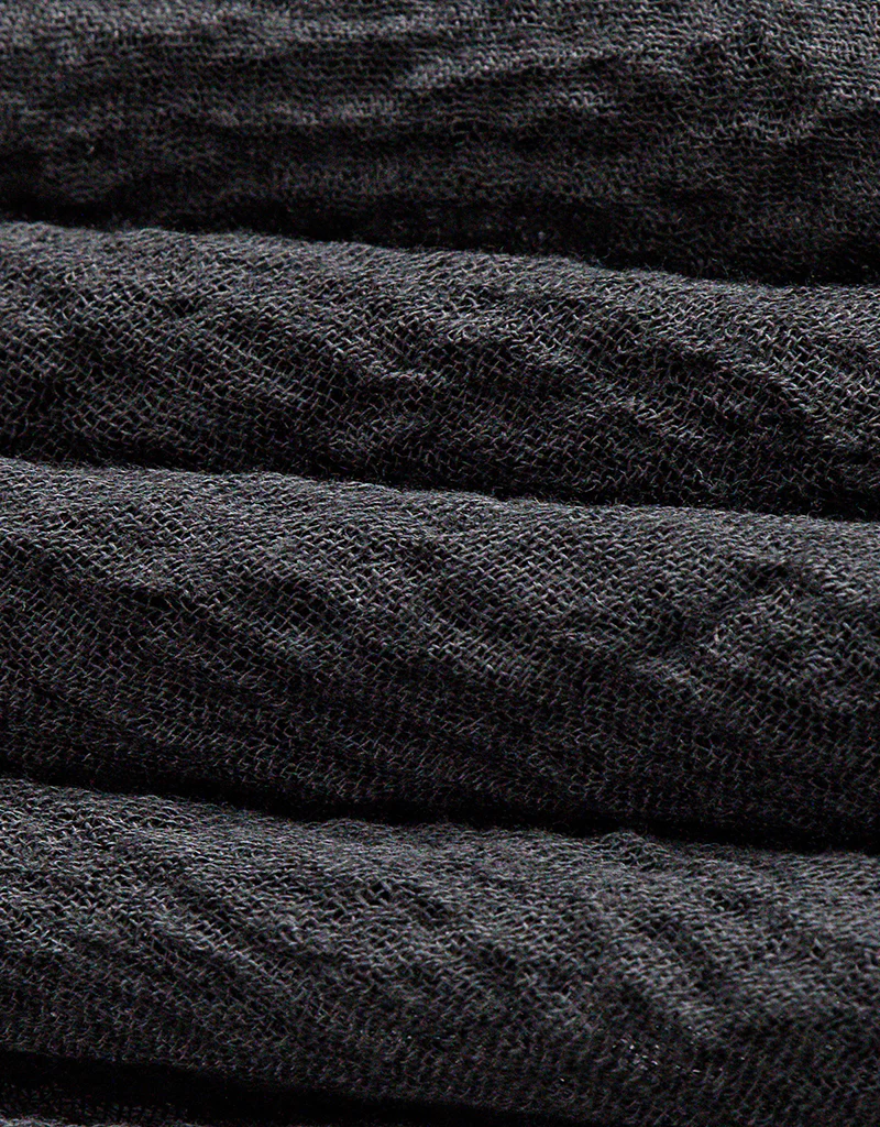 Modelle Crinkled Scarf - Shades of Black - Image 3