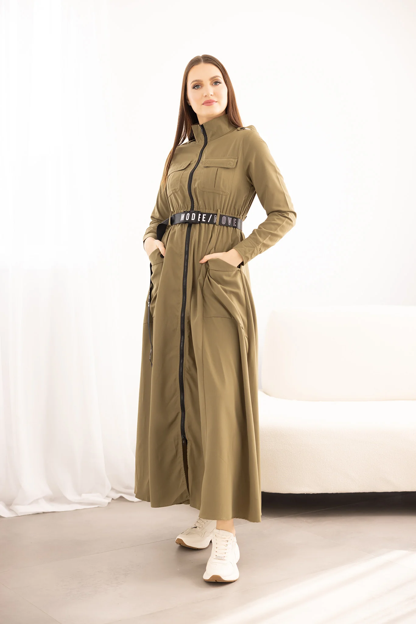 Modelle/Move 2 Way Zip Dress - Image 3