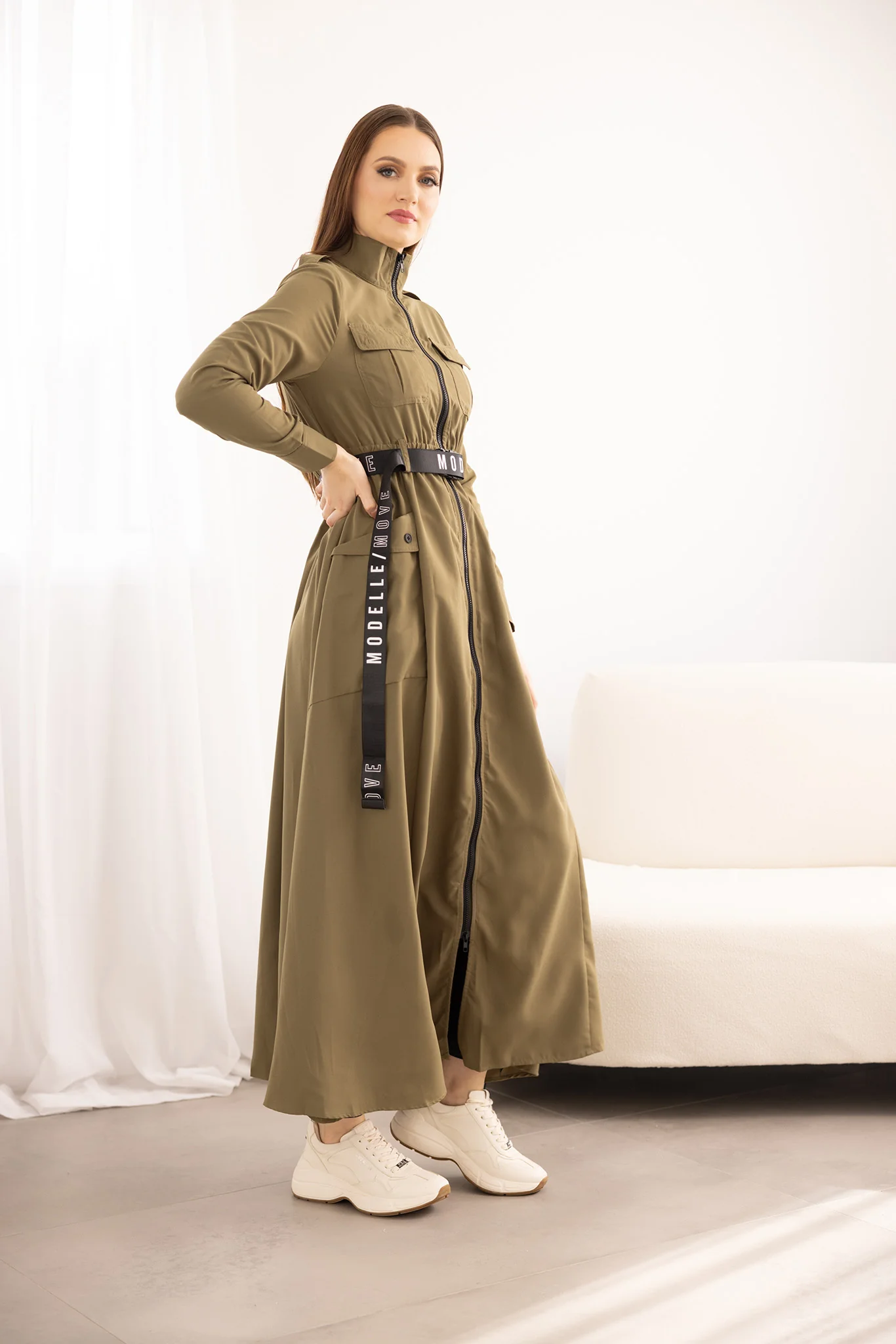 Modelle/Move 2 Way Zip Dress - Image 6
