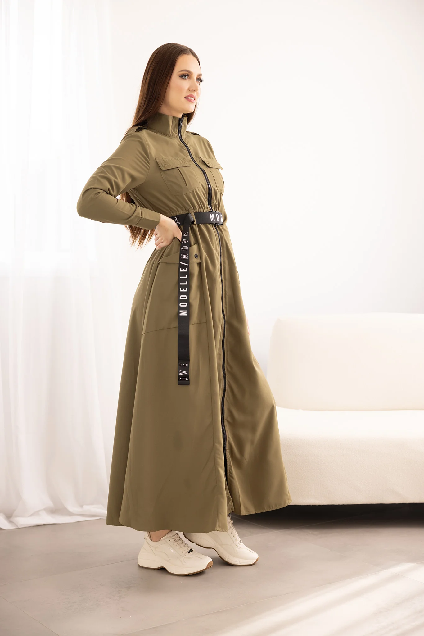 Modelle/Move 2 Way Zip Dress - Image 8