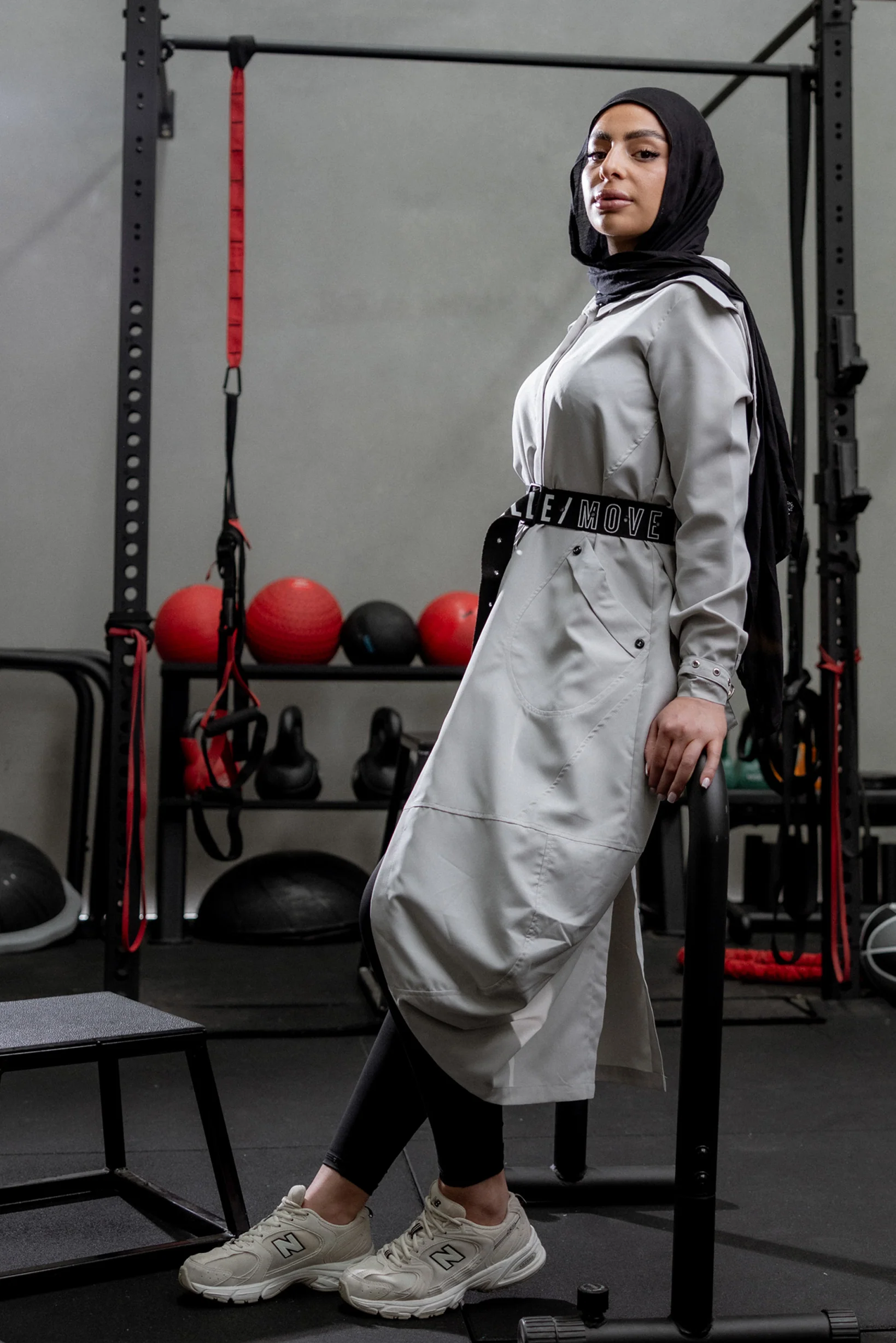 Modelle/Move Parachute Maxi Jacket - Image 5
