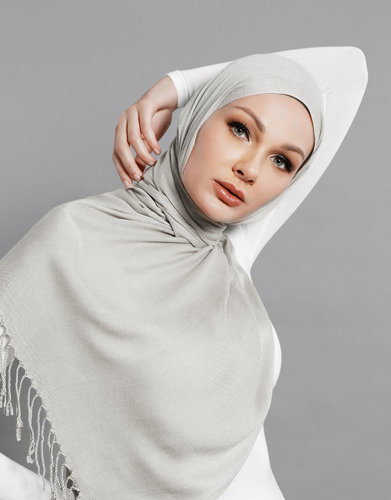 Modelle Twisted Scarves - Shades of White - Image 6