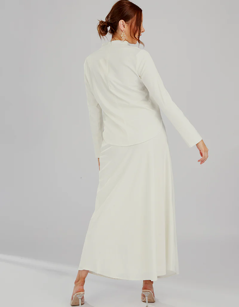 Escape Modish Satin Skirt - Image 4