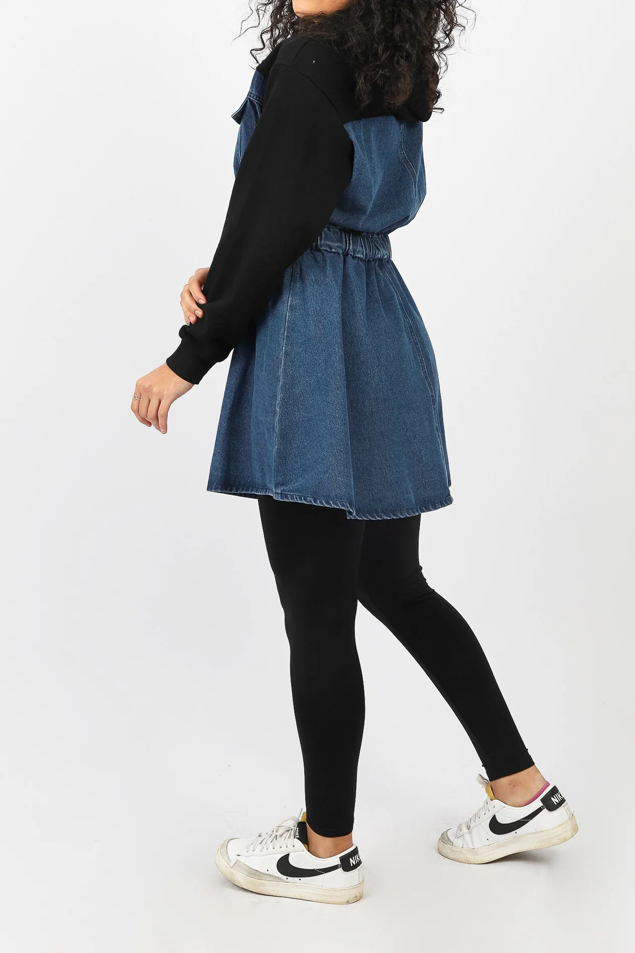 Neena Track Denim Top - Image 10