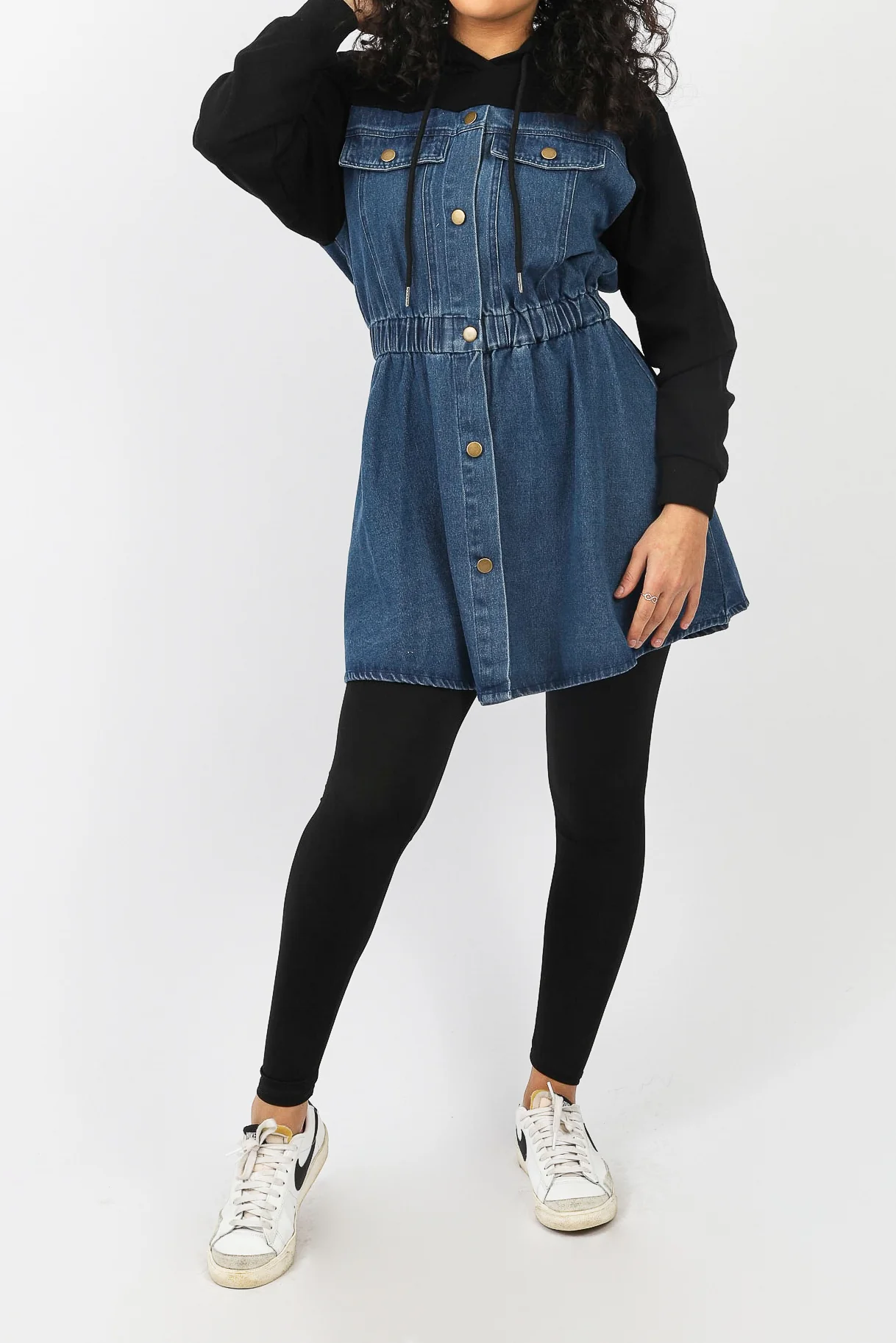 Neena Track Denim Top - Image 8